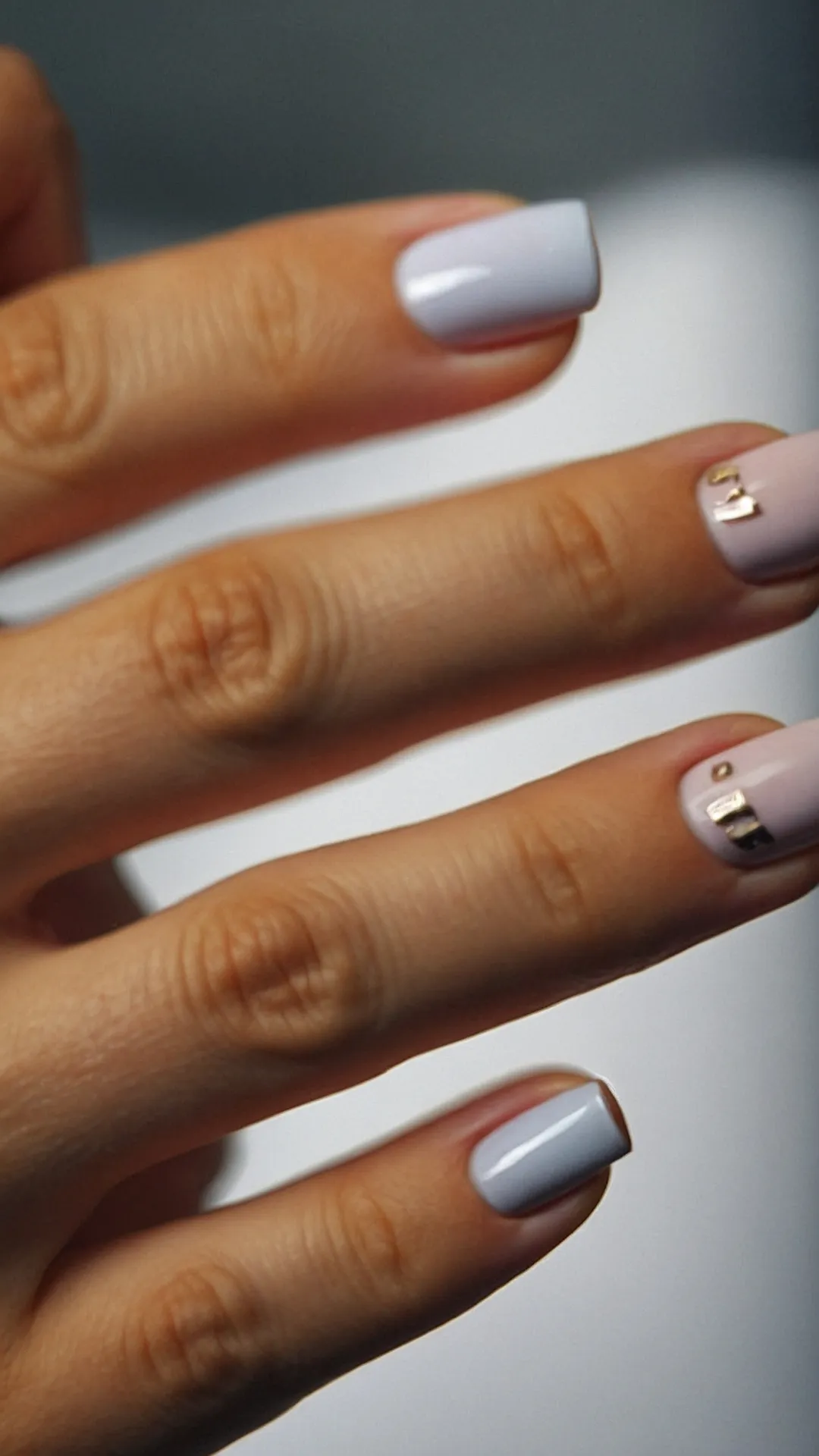 Velvet Touch:  Subtle Fall Nails