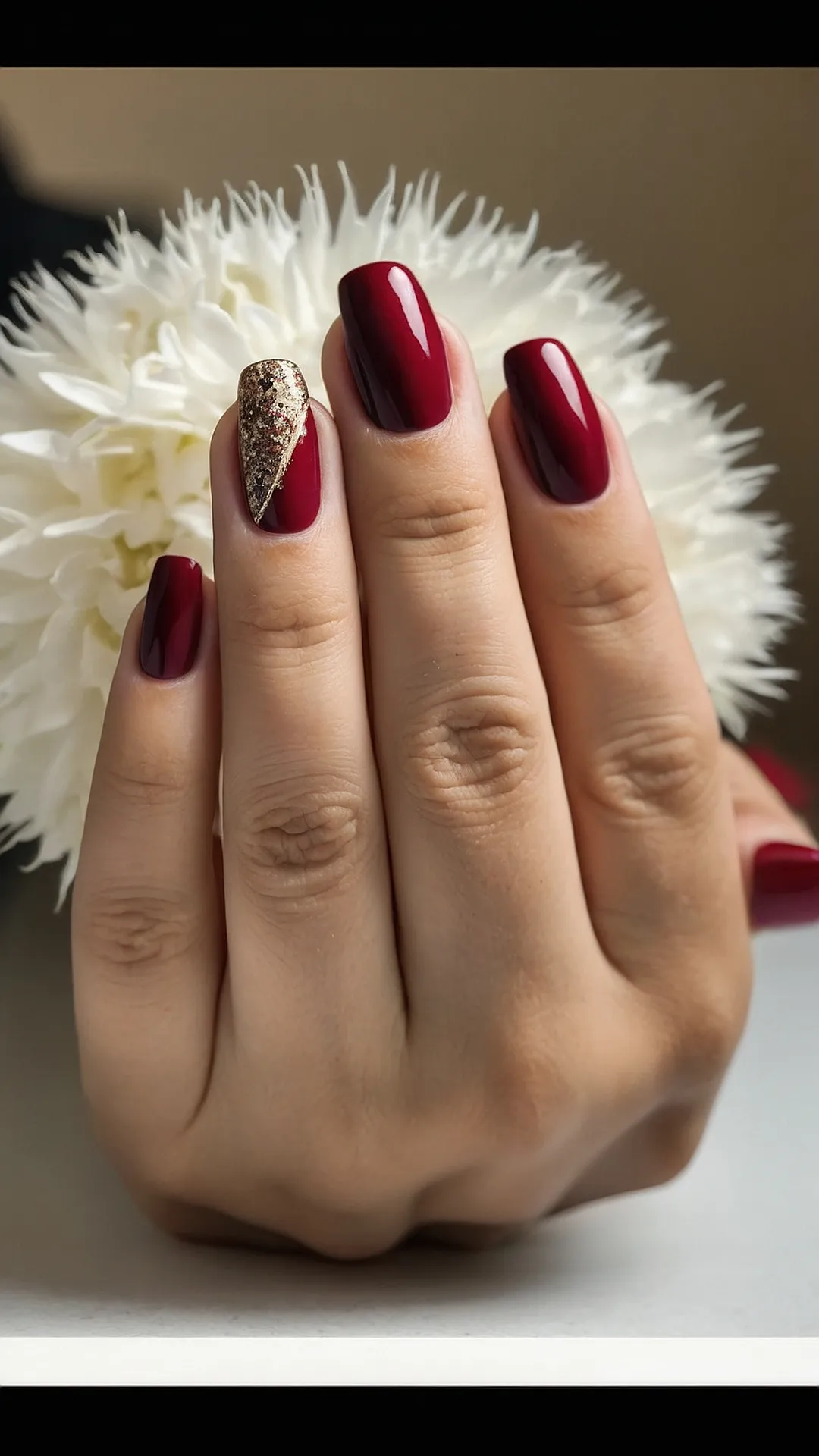 Burgundy Radiance: