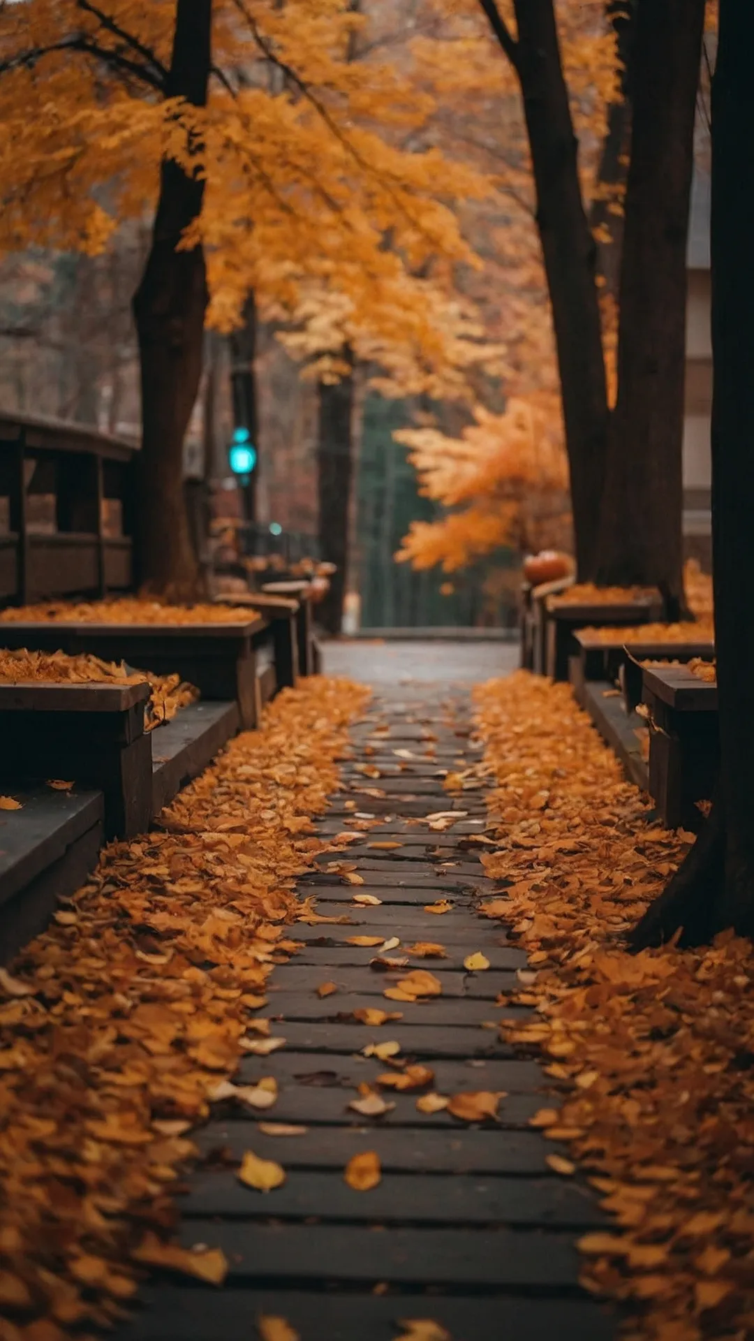 Autumn's Golden Path: