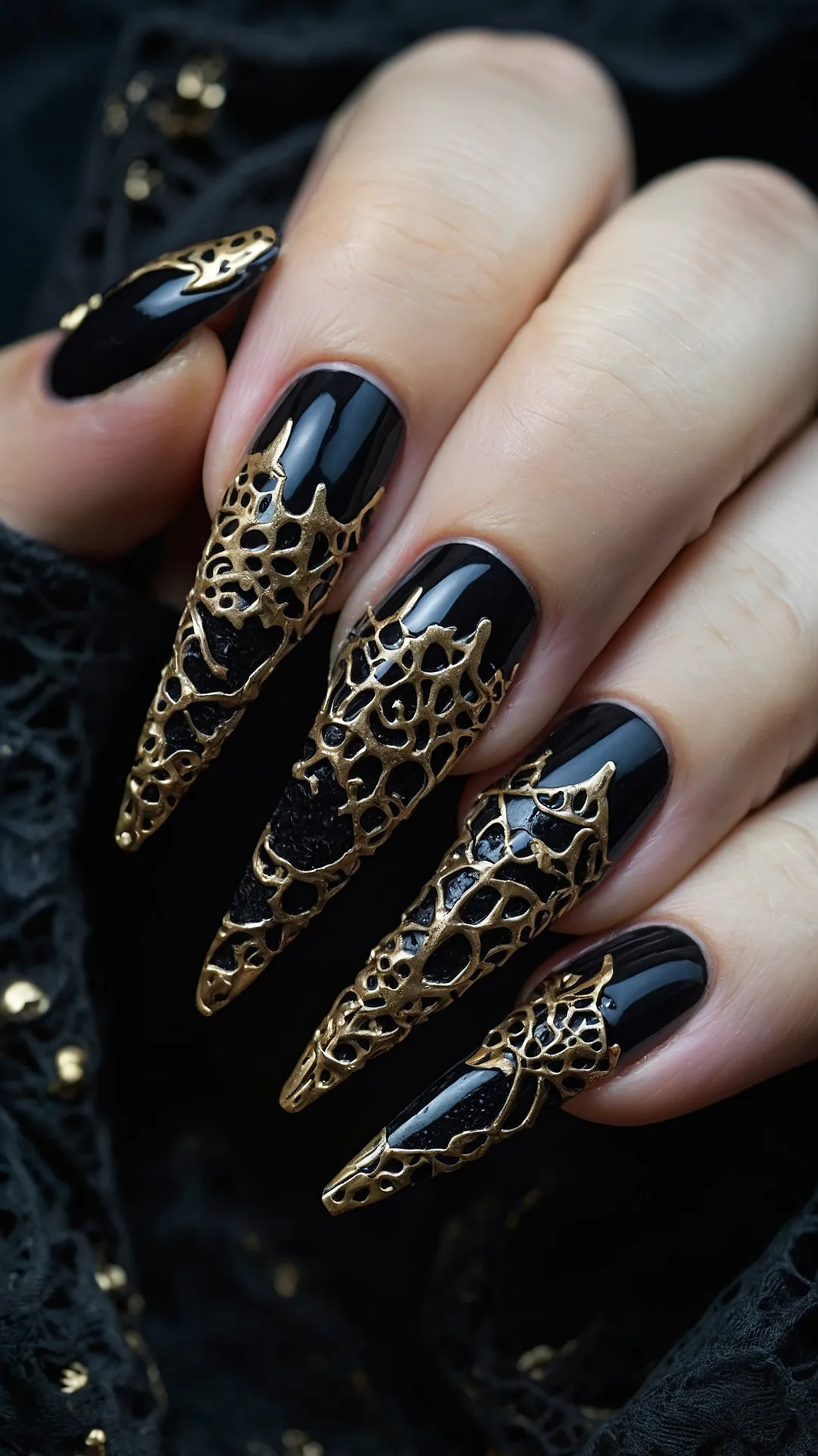 Golden Ghoulish Glam