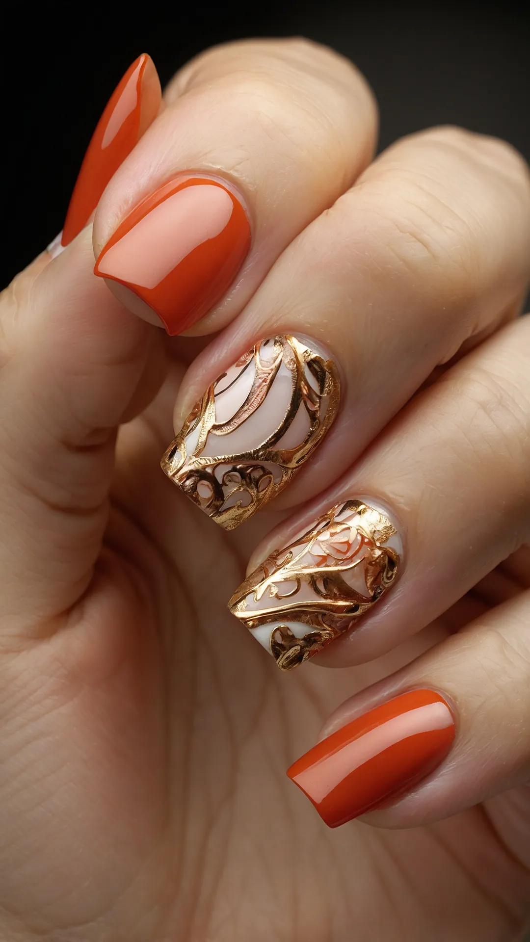 <p>Forget everything you thought you knew about fall nails! While everyone else is out here rocking deep reds and pumpkin orange, we’re over here proving that soft pink and a whole lot of sparkle can totally steal the show this autumn. This gorgeous mani is like that one friend who shows up to the fall festival in a cute pastel sweater instead of flannel – effortlessly chic and totally unexpected. The pale pink shade is super versatile, perfect for those back-to-school days or when you’re just trying to figure out what outfit to wear for the millionth time. Plus, it goes with practically everything, so no wardrobe crises here!</p><p>And can we talk about that bling? That accent nail with all the little silver gems is giving off major 'glam fairy meets cozy fall' vibes. It's like finding a hidden treasure amidst a pile of crunchy leaves, or maybe it’s just your nails sparkling brighter than your phone screen during a boring class. Whether you’re cheering on your team at a Friday night game or sipping a warm drink while watching a cheesy fall movie, these nails add just the right amount of 'wow' without being over-the-top. Get ready for all the compliments, because these aren't just nails; they're a tiny, sparkly mood booster for your fall season!</p><figure class=