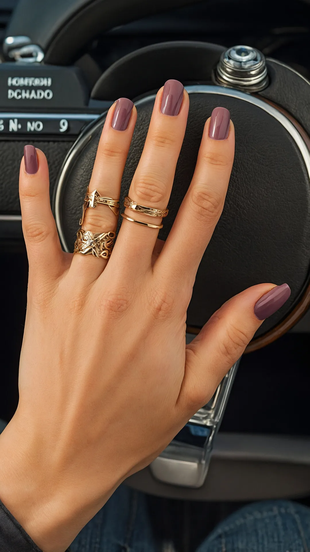 <p>Get ready to ditch those summer neons because these fall nails are here to steal the show! That deep, gorgeous green polish is like taking a stroll through a cozy autumn forest, but way more glamorous. It's giving major 'fashionable nature goddess' vibes, perfect for sipping hot chocolate or maybe just impressing everyone at school with your super stylish fingertips. You'll practically blend right in with the falling leaves, but in the best, most sparkling way possible.</p><p>Then there are the accent nails, which are practically little masterpieces on their own! One is rocking a creamy white base with a cascade of delicate gold swirls and tiny, sparkly jewels that make it look like your finger just won the lottery. And the other, with its deep green background and those amazing raised white leaf designs? It’s so detailed, you might just feel like a woodland fairy (a very chic, organized one, of course). Just try not to use these fancy digits for anything too messy, unless you want to spend hours gently scrubbing glitter out of your art project.</p><figure class=