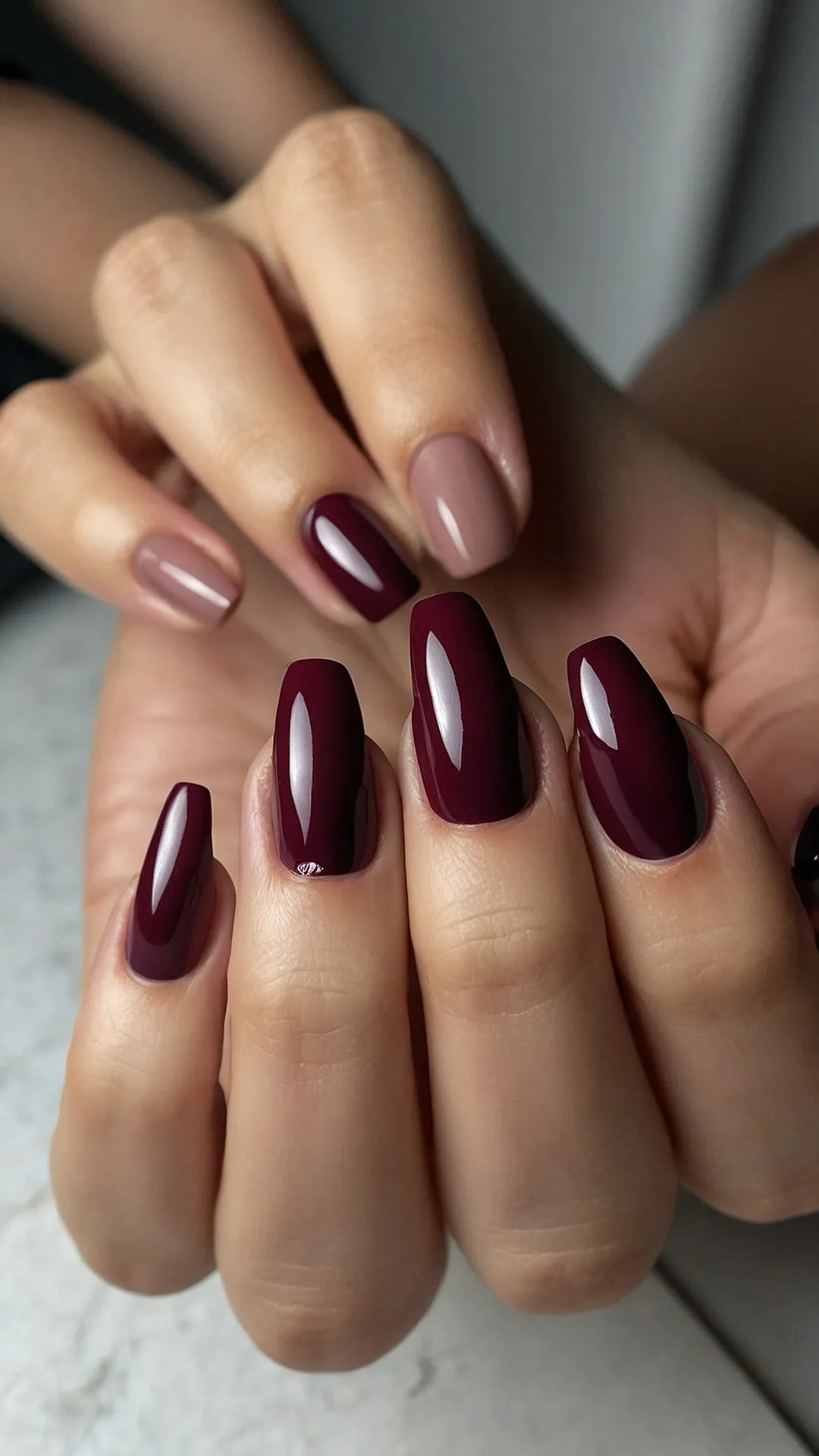 Burgundy Nail Royalty