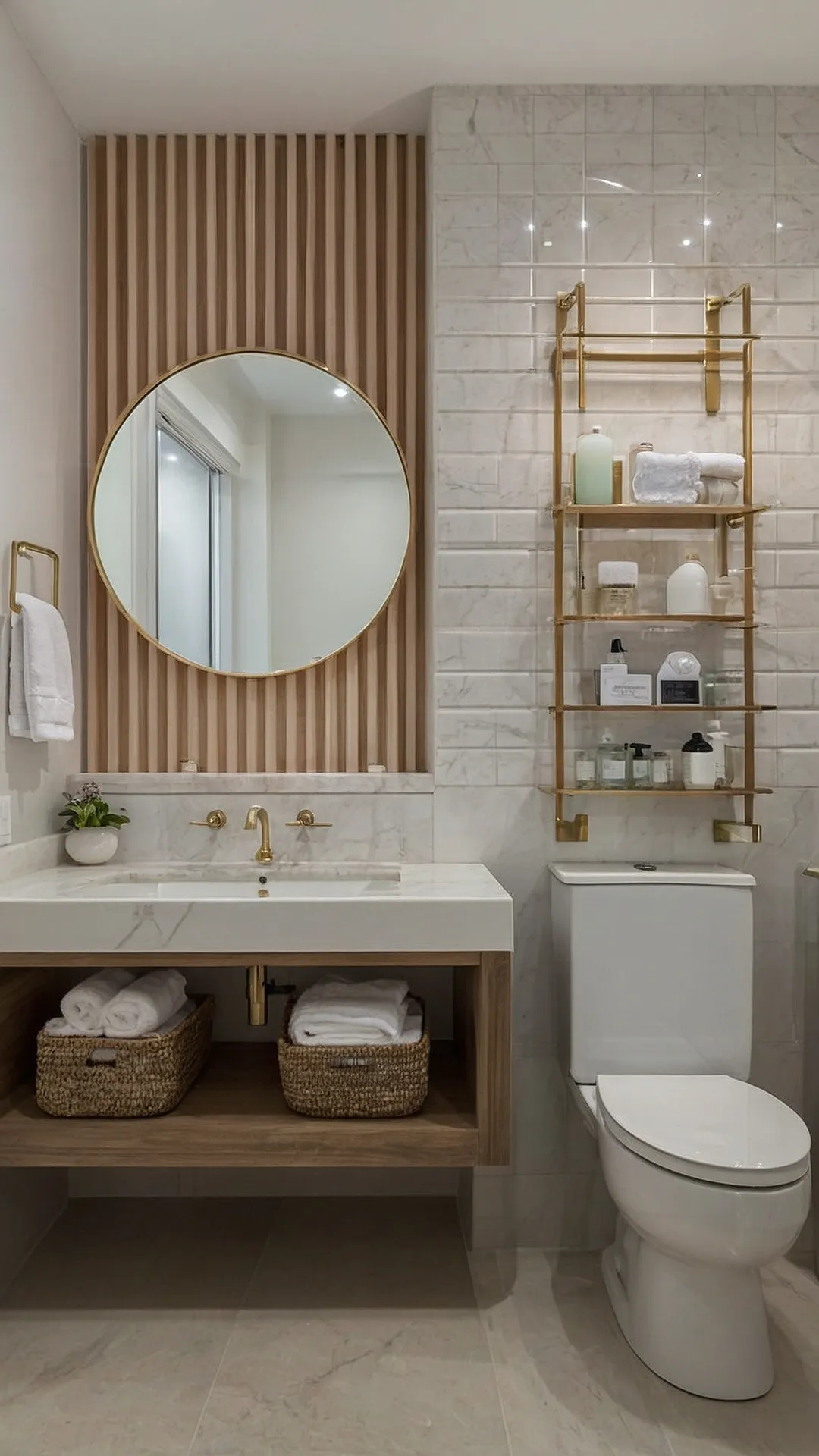 Big Bathroom Style, Small Space