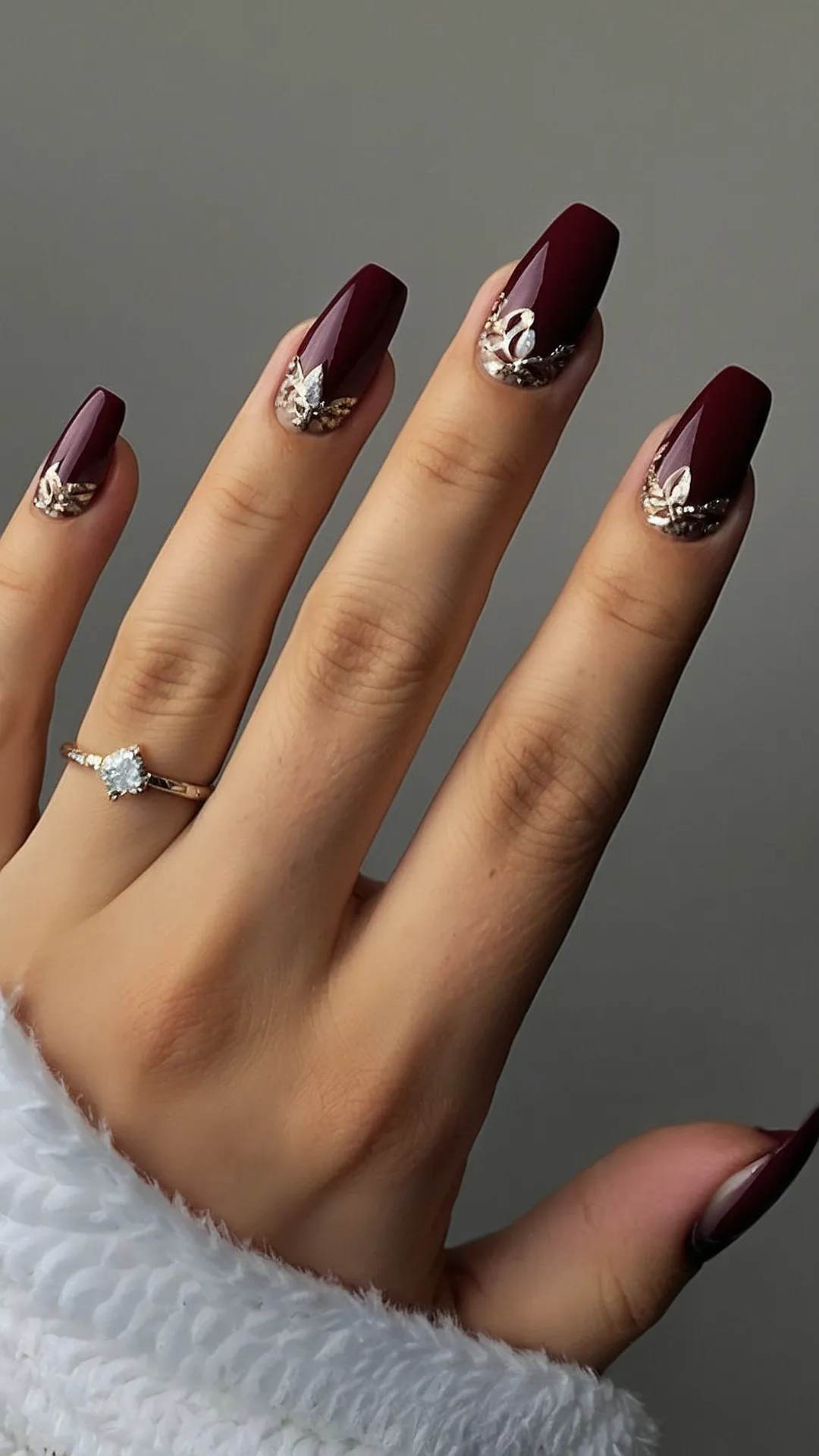 Crimson Chic Nails