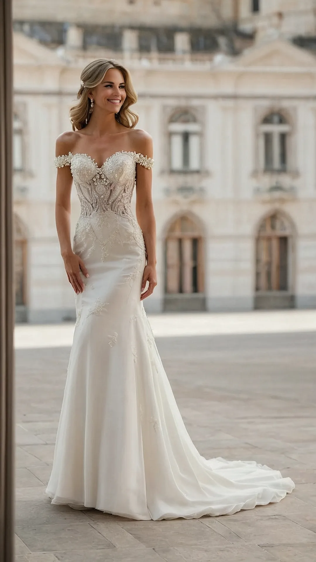 Radiant Pearl Gown