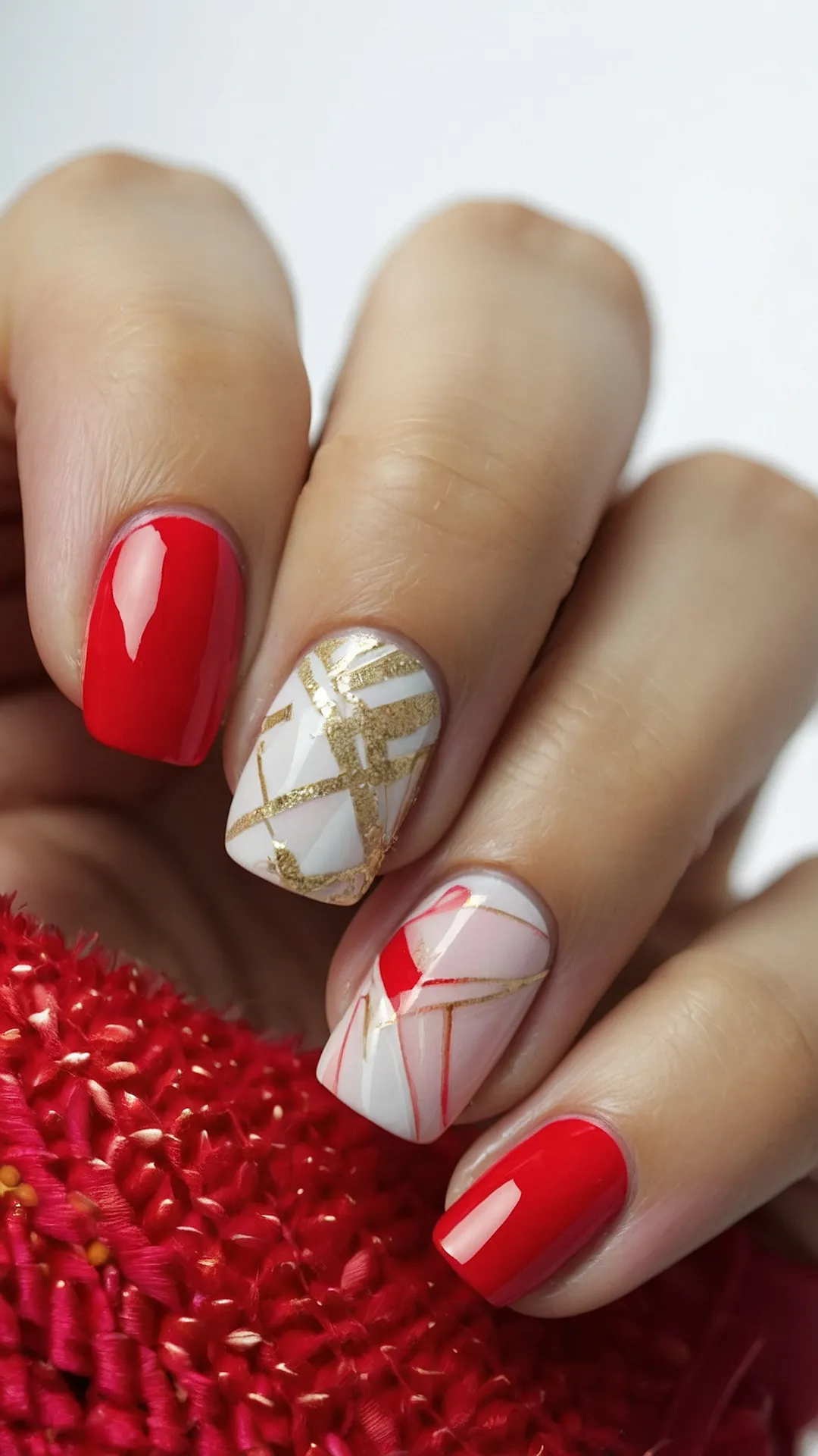 Red Hot Romance Nails