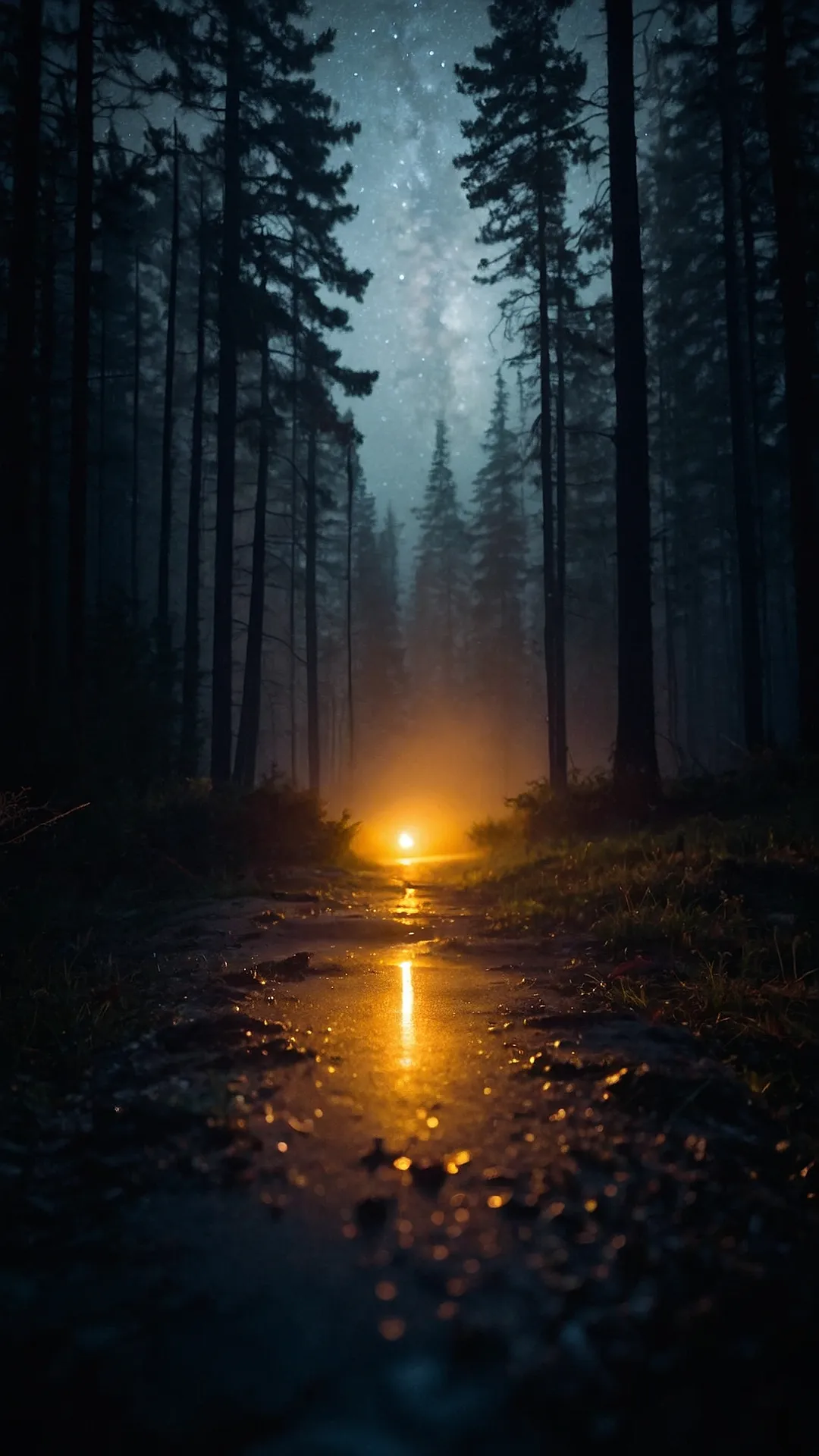 Mountain Majesty Under Stars