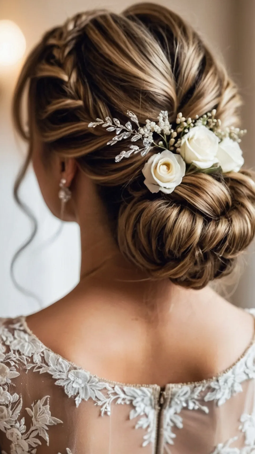 Bohemian Bridal Bun