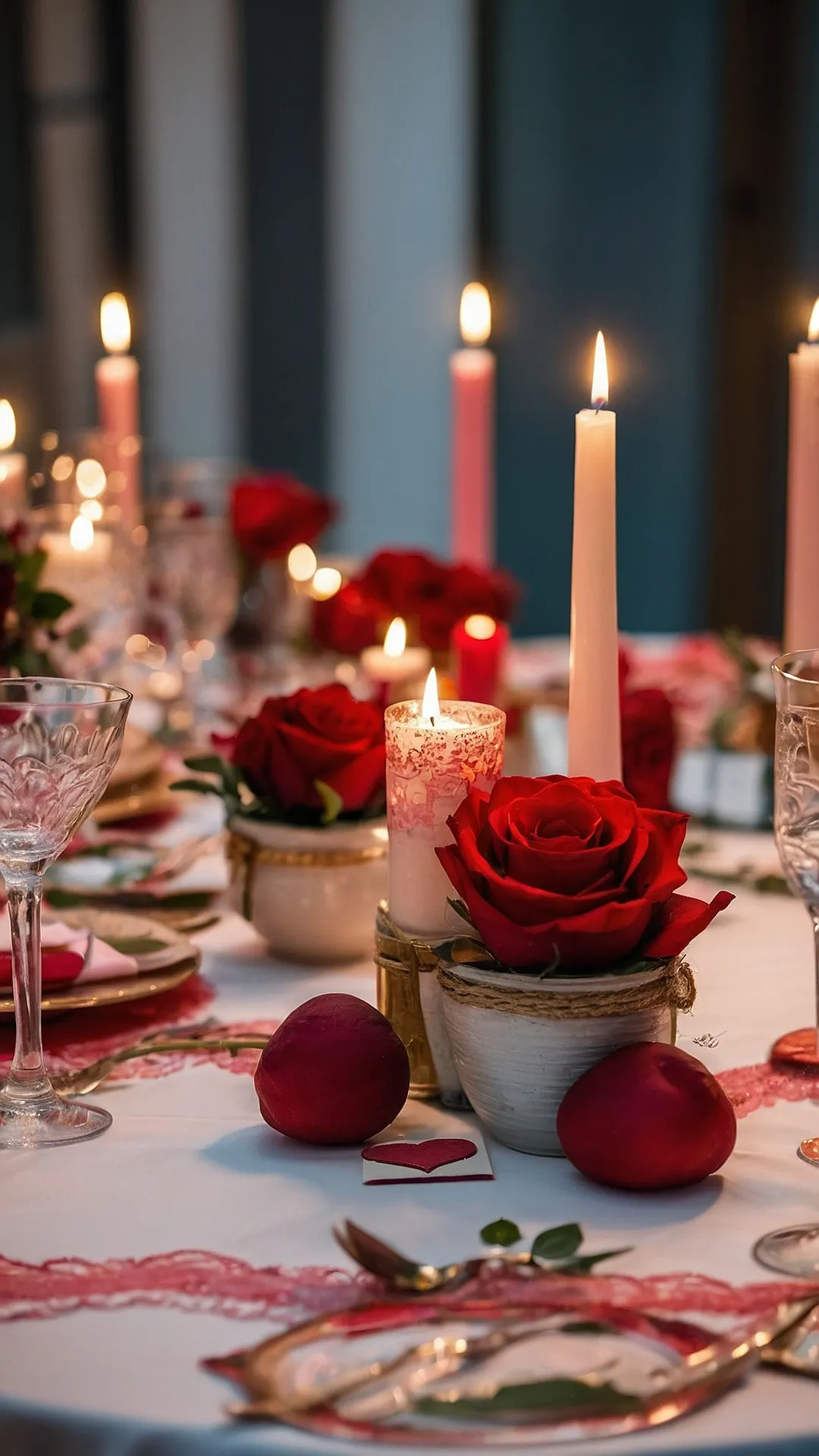 Romantic Table, Sunset Hues