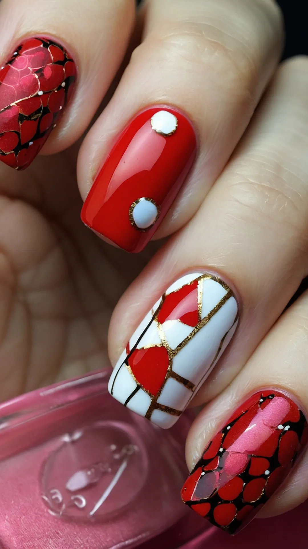 Flirty Valentine's Nails