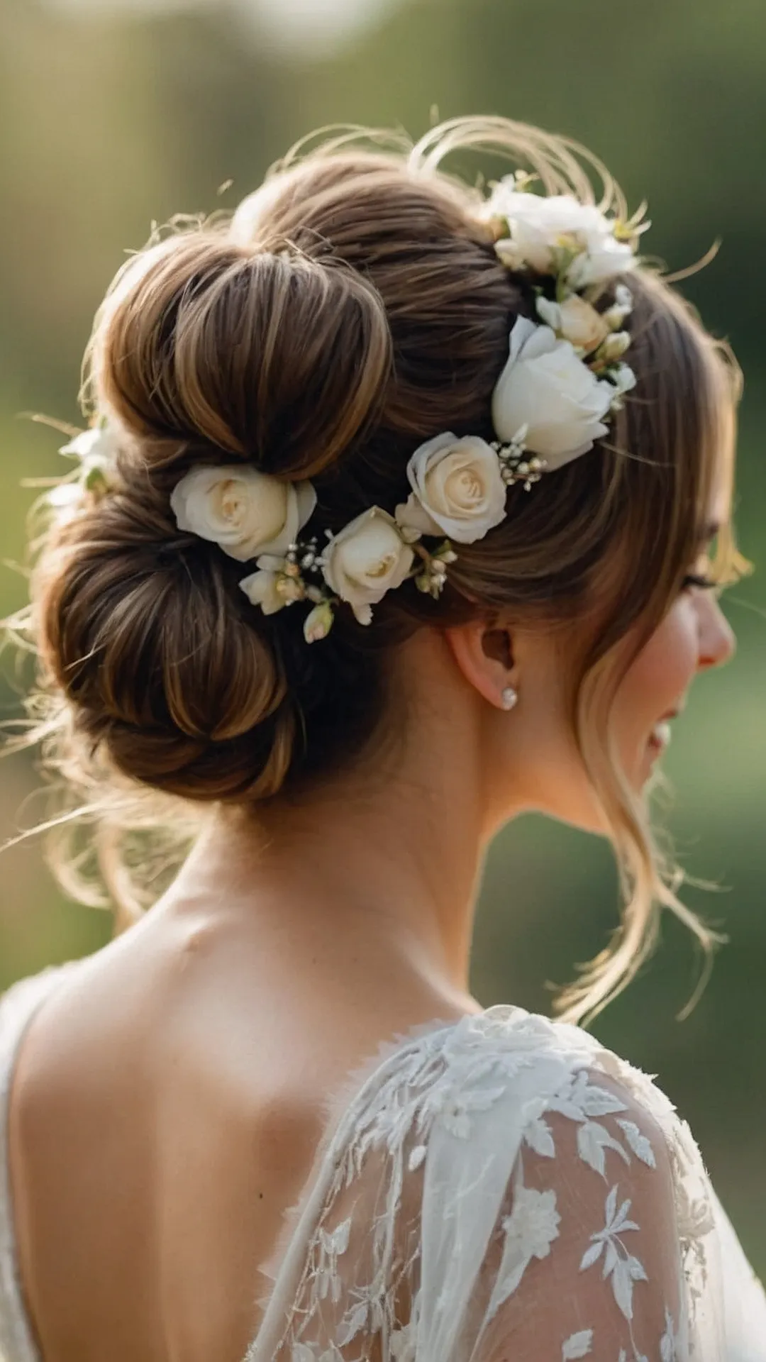 Effortless Bridal Bun