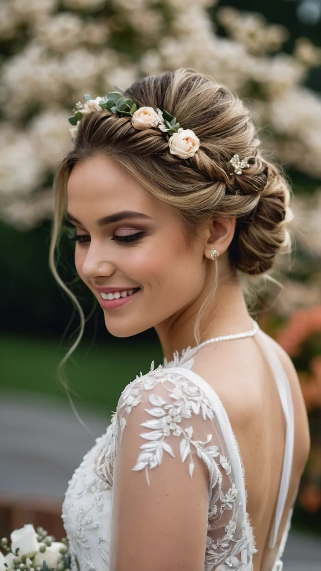 Bridal Hair in Bloom