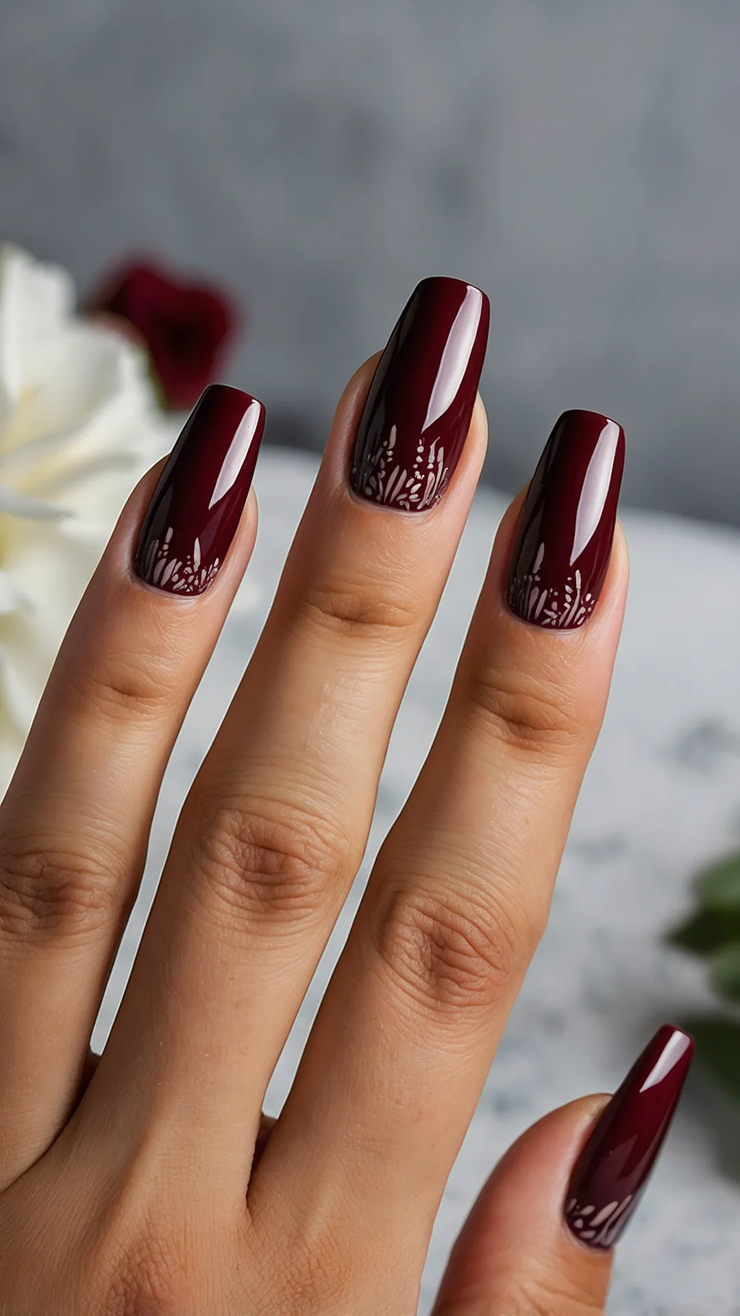 Regal Maroon Mani