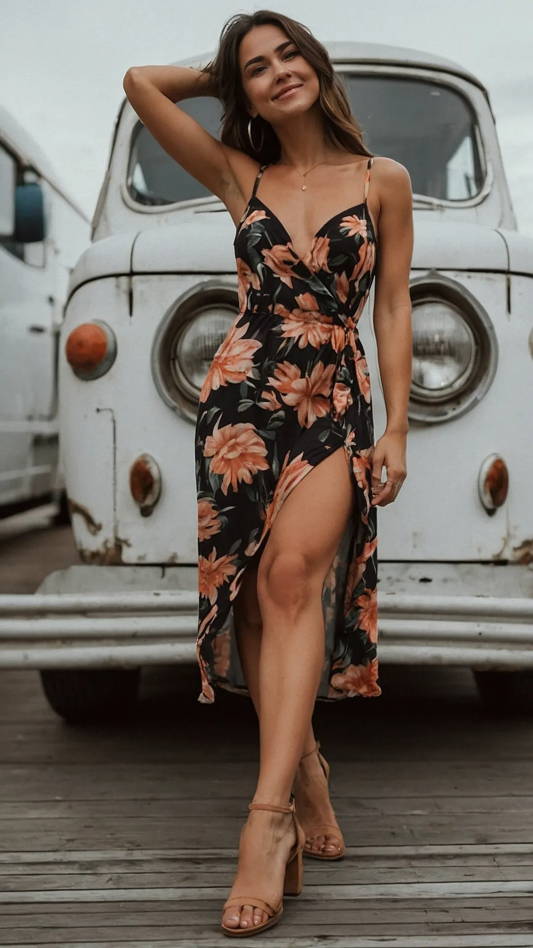 Flattering Maxi Floral Dresses for Day and Night