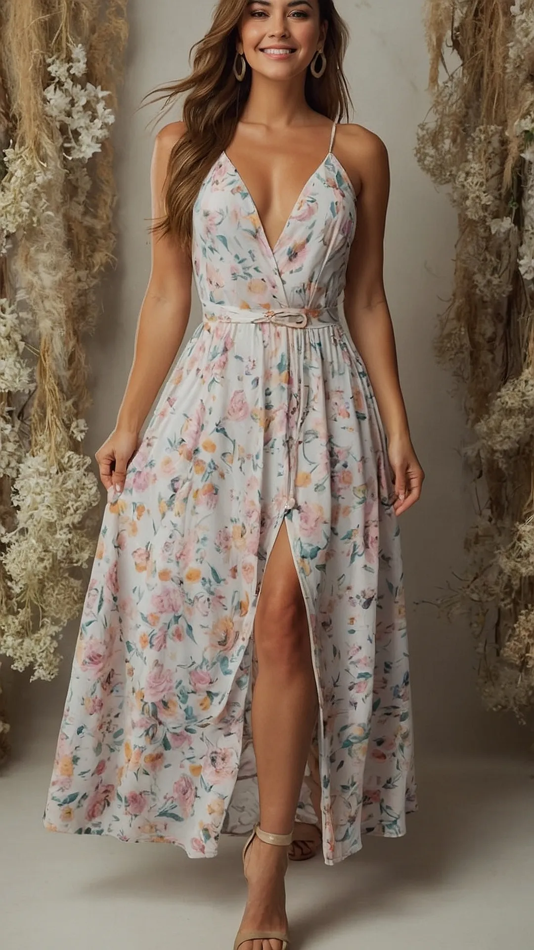 Playful Maxi Floral Dresses for a Youthful Touch