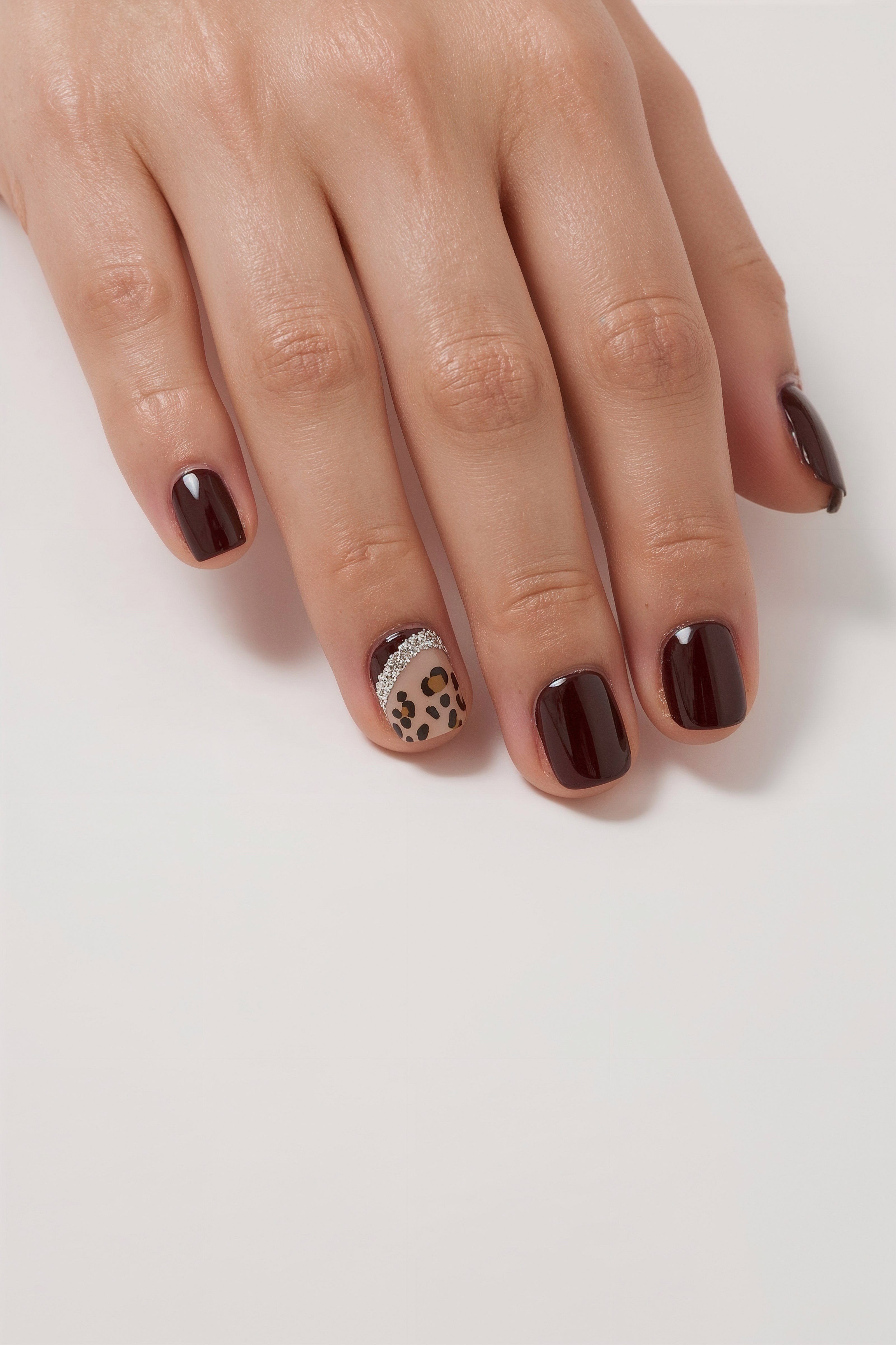Chic Burgundy Square Nail Designs: The Bold Base