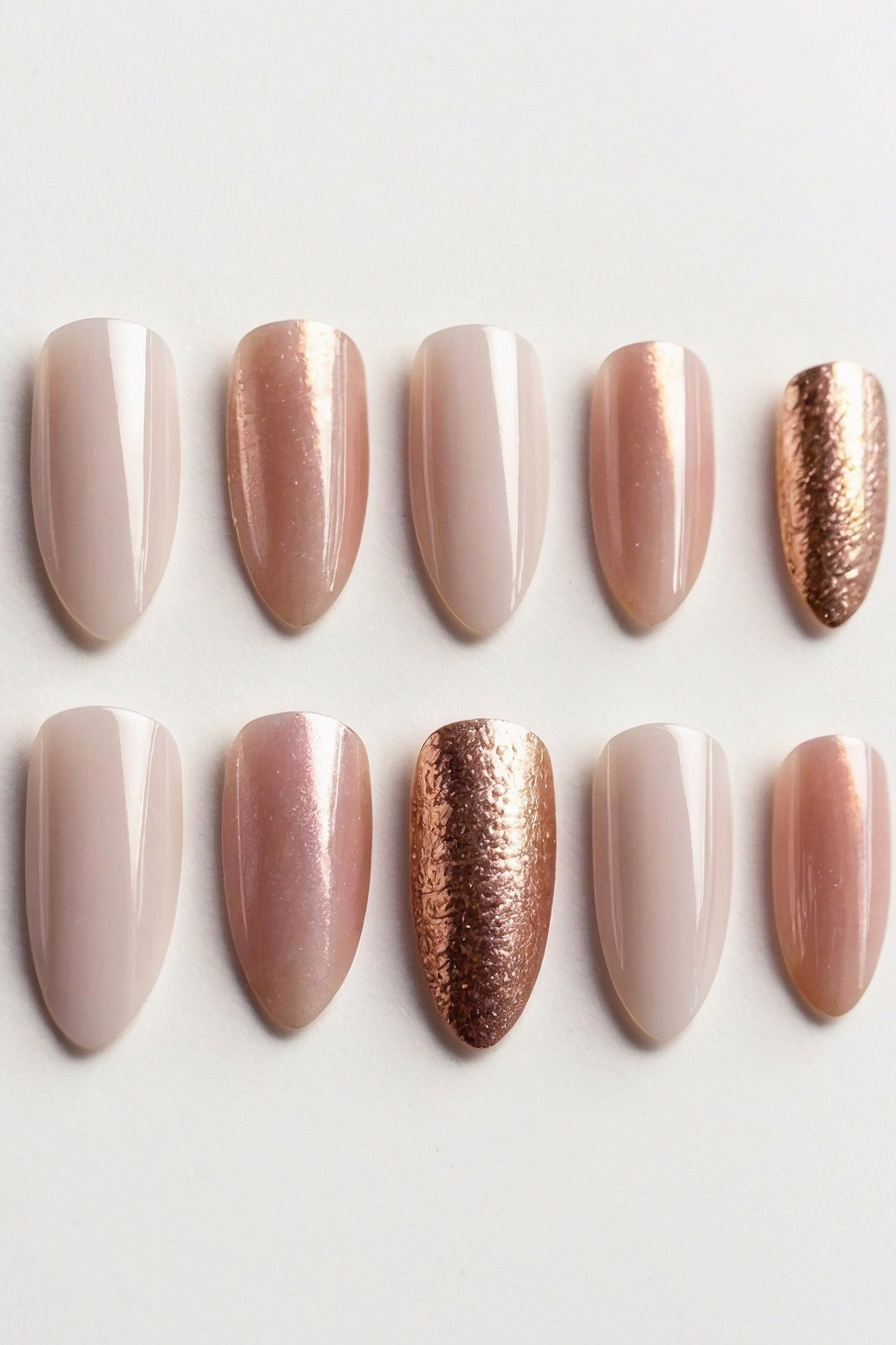 Soft Sheen and Rose Gold Sparkle Arrangement