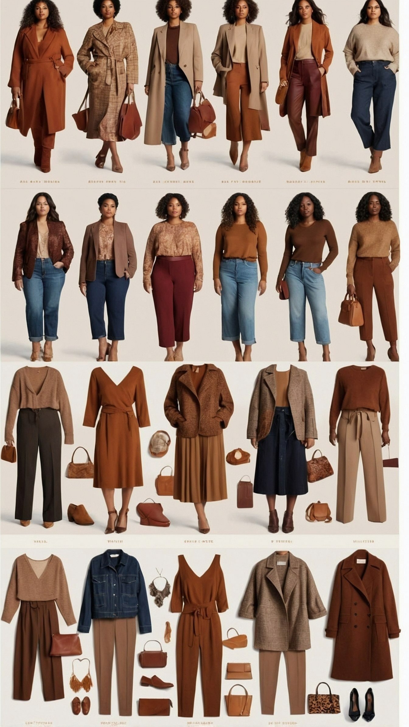 Warm Tones and Textured Layers for Cozy Fall Looks