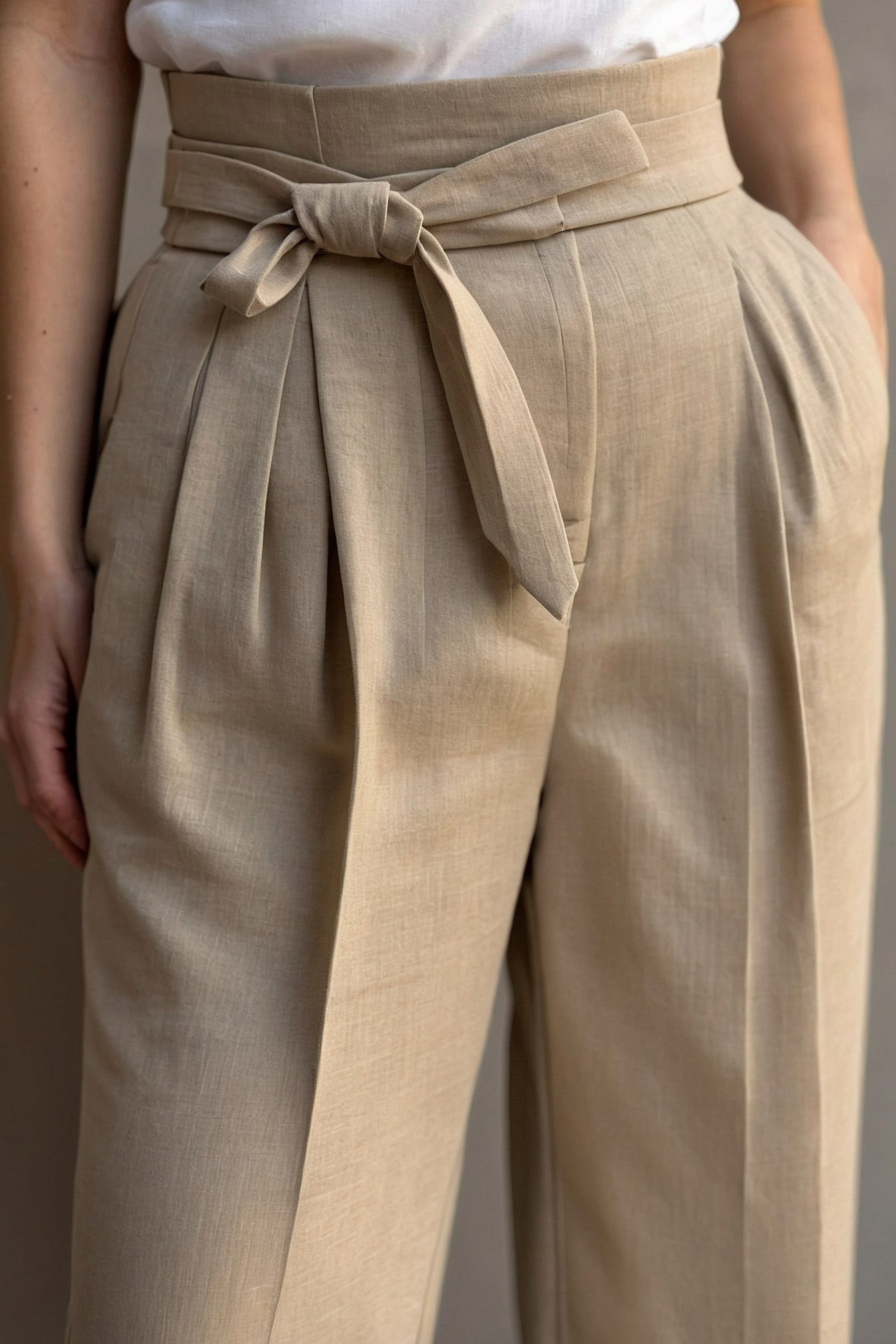 Textured Linen and Gentle Drape
