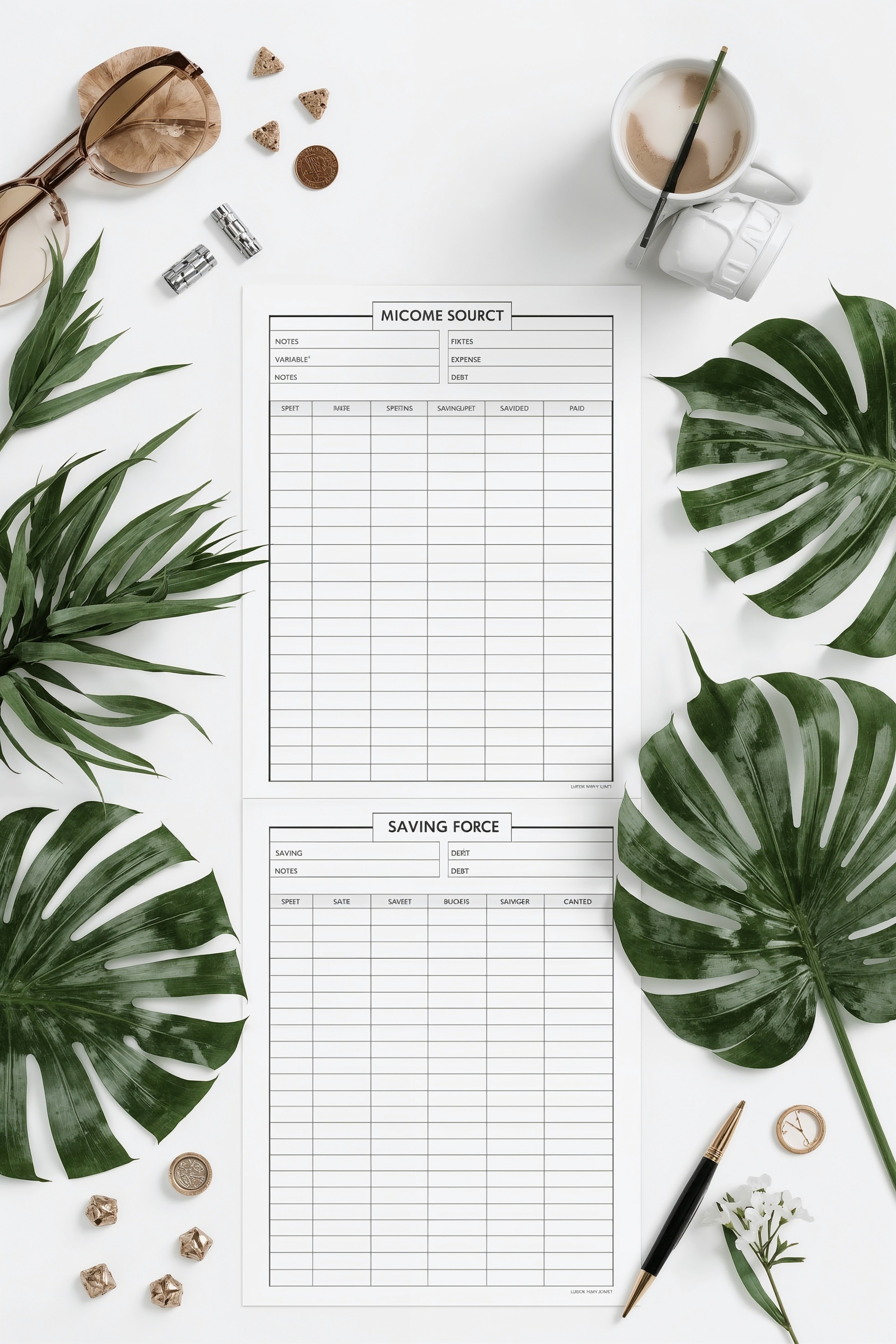 Organizing Your Finances with Lush Greenery