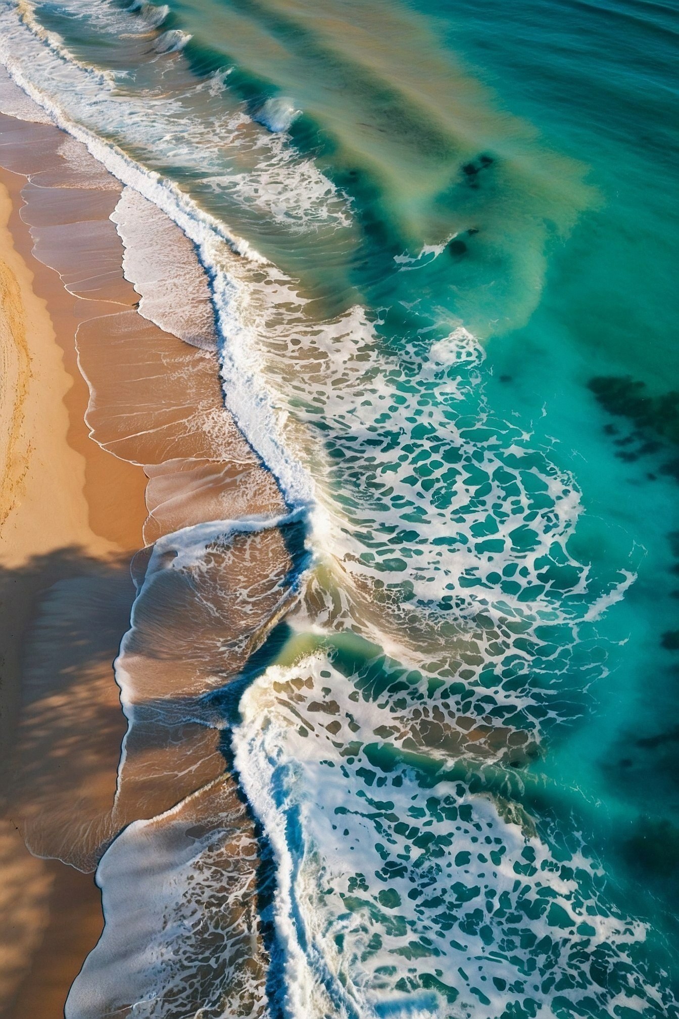 Choosing Aerial Beach Waves Wallpaper For Your Phone