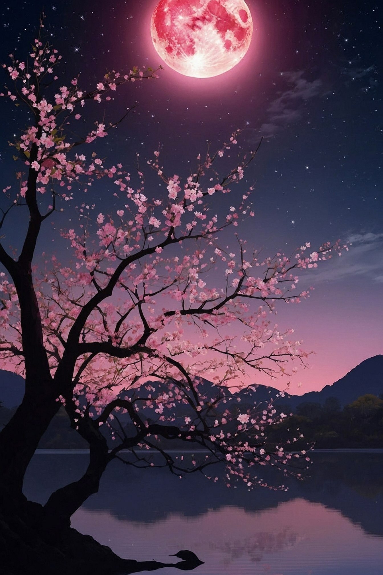 Choosing Cherry Blossom Night Wallpapers for Phones