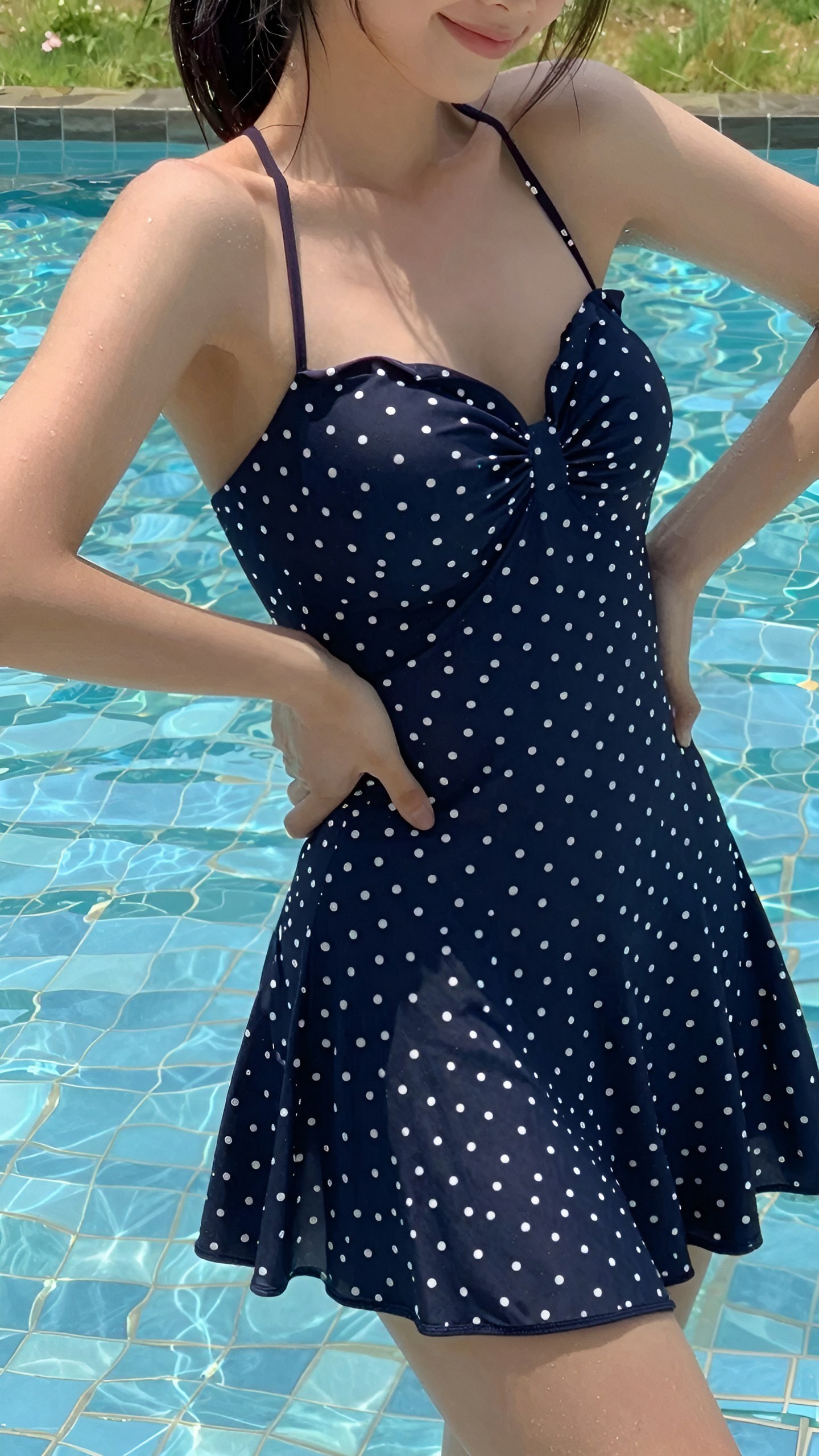 Choosing a Polka Dot Swim Dress for Easy Style