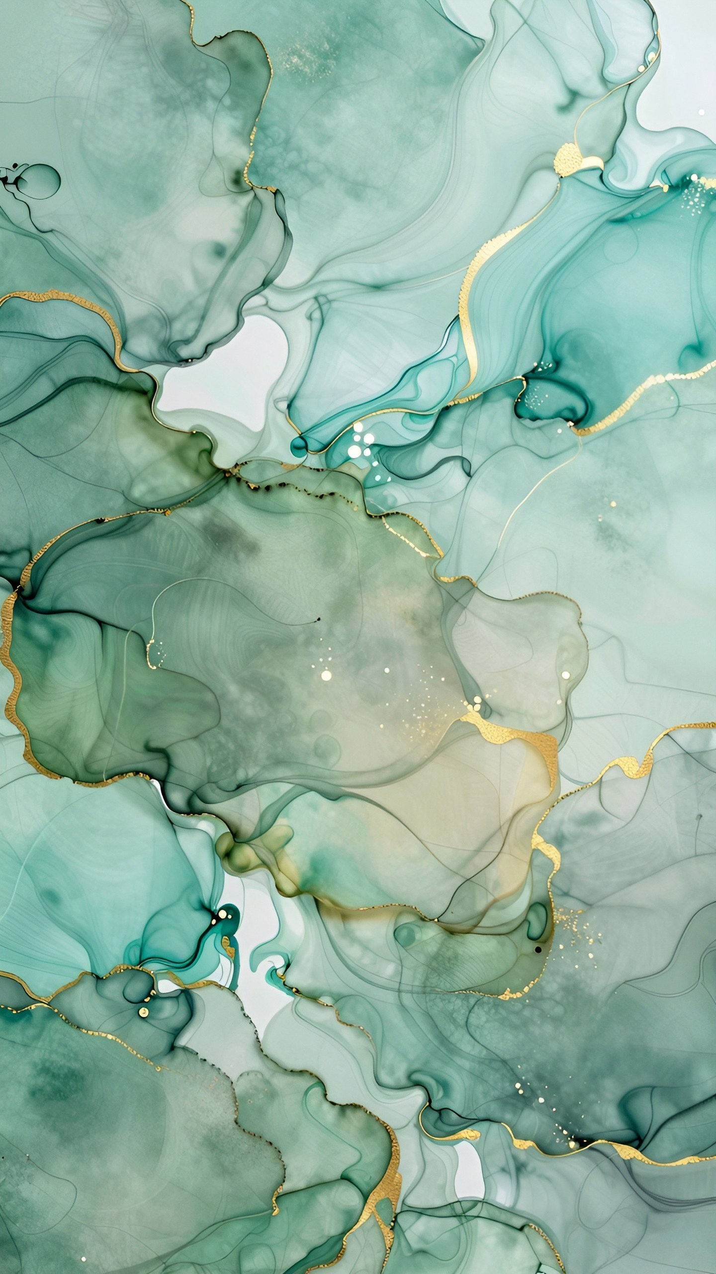 Understanding Sea Green Abstract Wallpaper Patterns