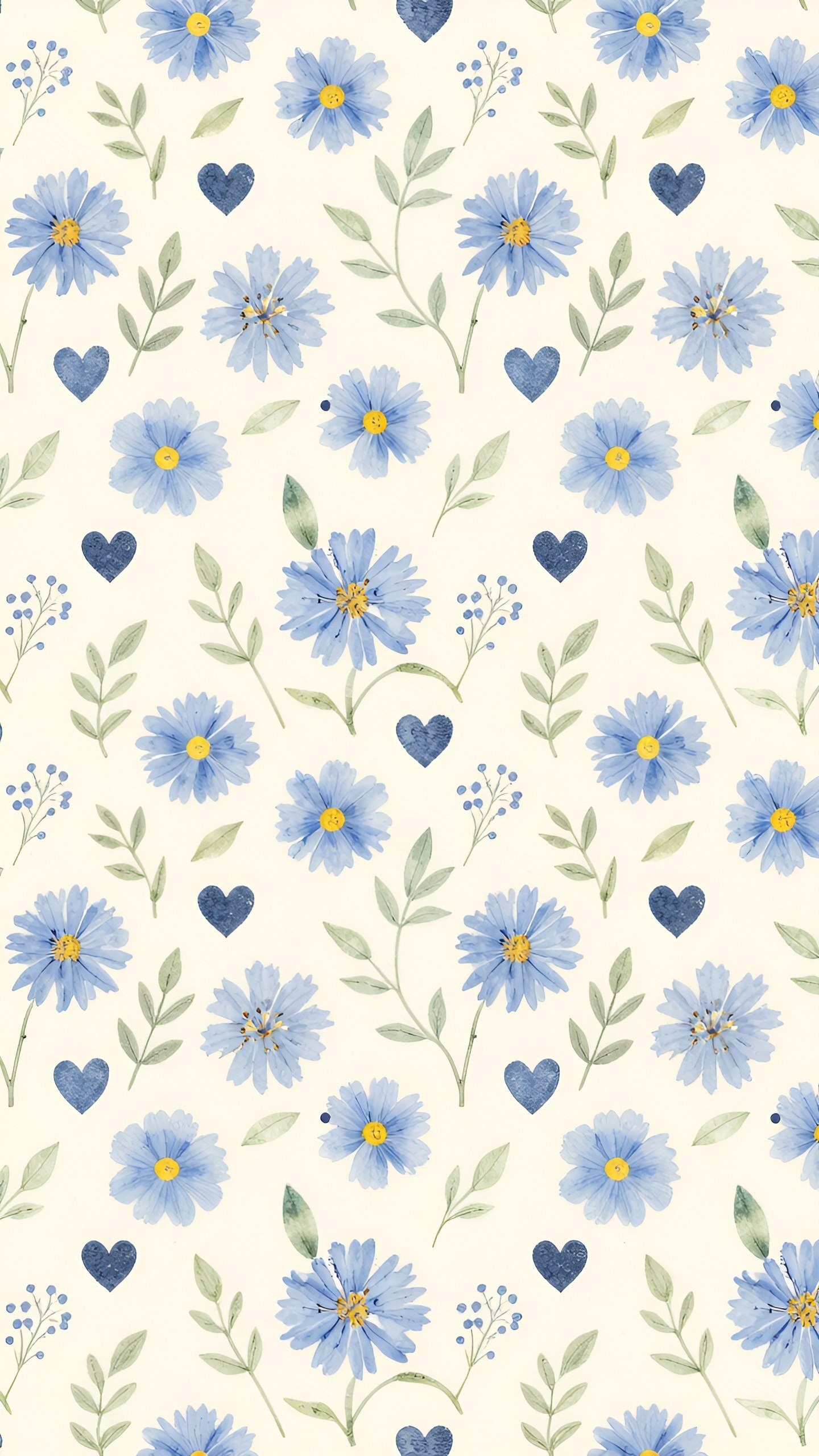 Adding Blue Daisy and Heart Prints to Your Phone