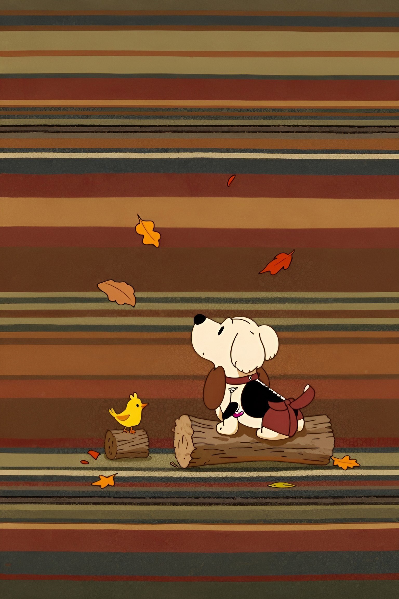 Adding Striped Fall Backgrounds to Your Phone