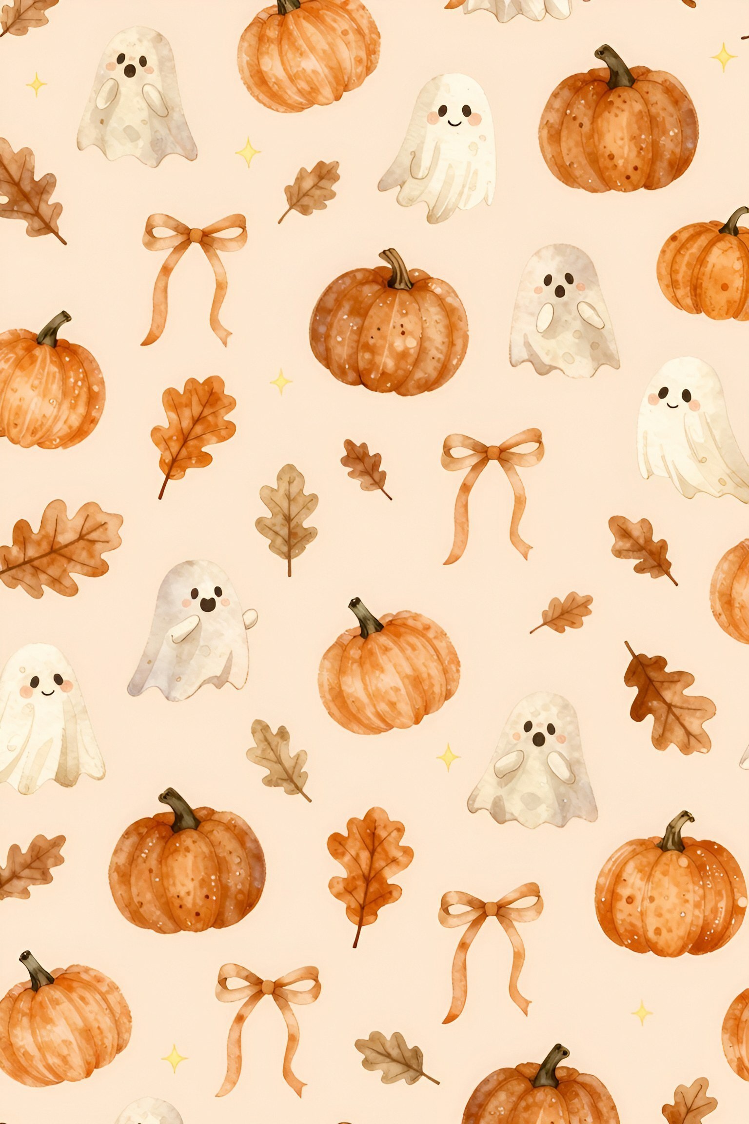 Choosing Soft Watercolor Ghost Patterns for Fall Screens