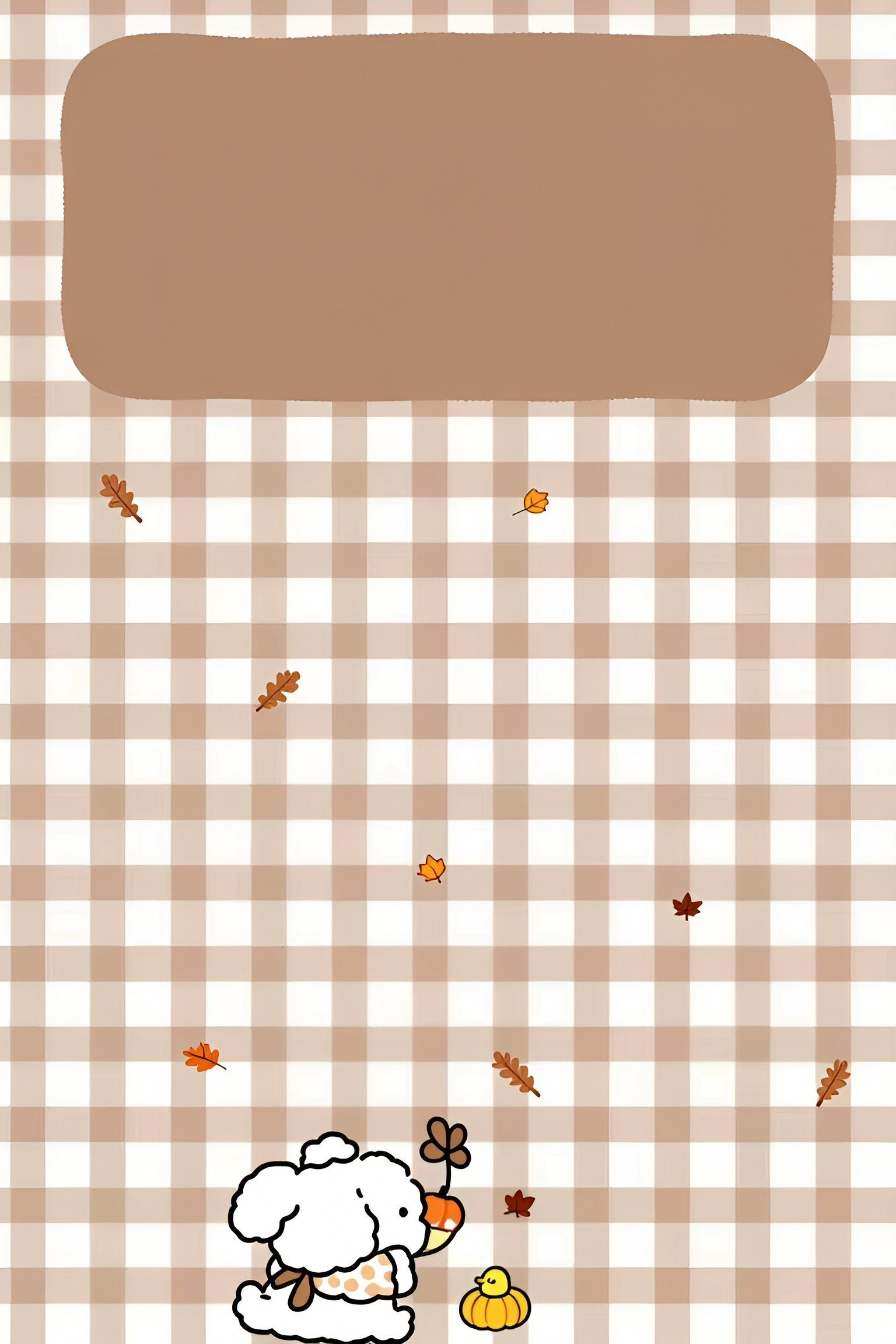 Choosing Cute Fall Wallpapers With Plaid Patterns