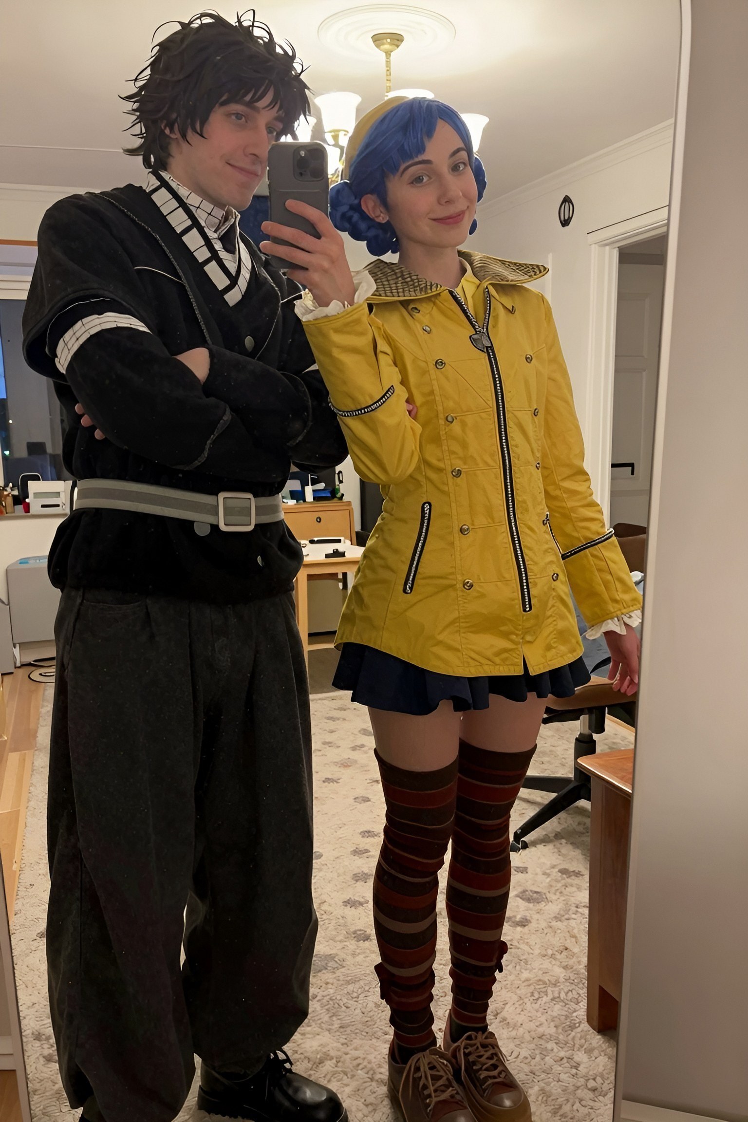 Crafting the Iconic Yellow Raincoat Couple Costume