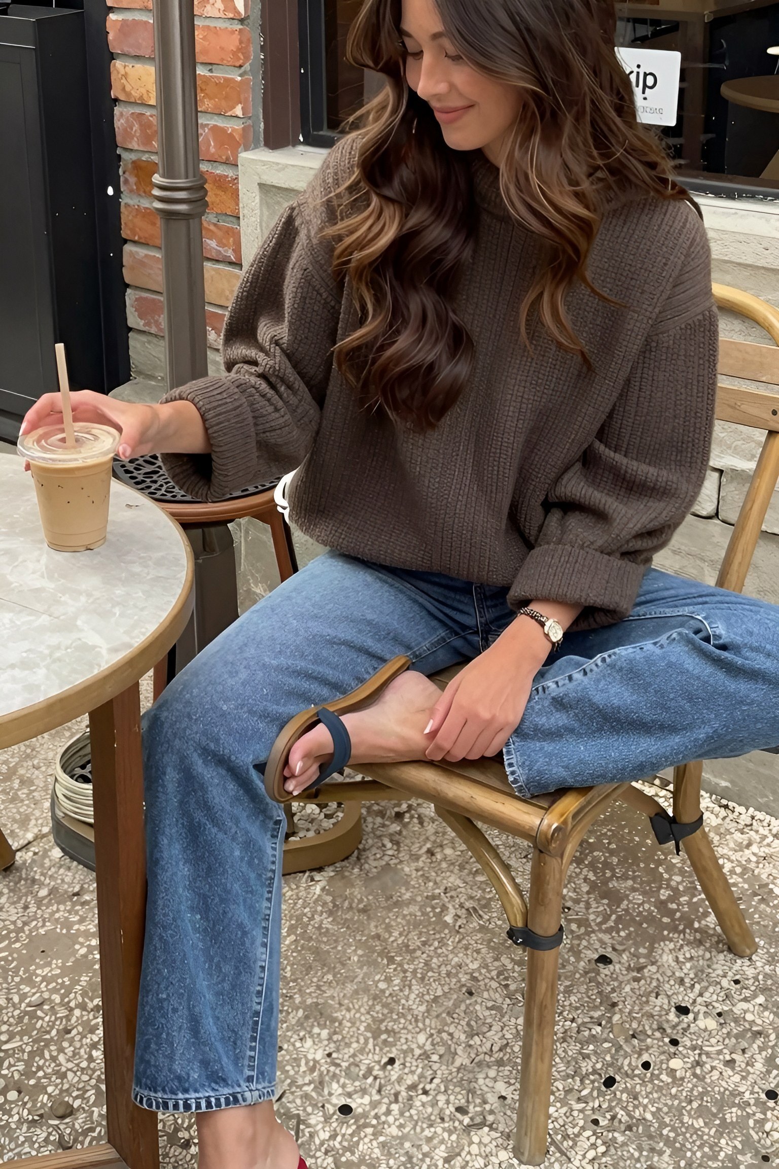 Styling the Chunky Knit Sweater for September Weather