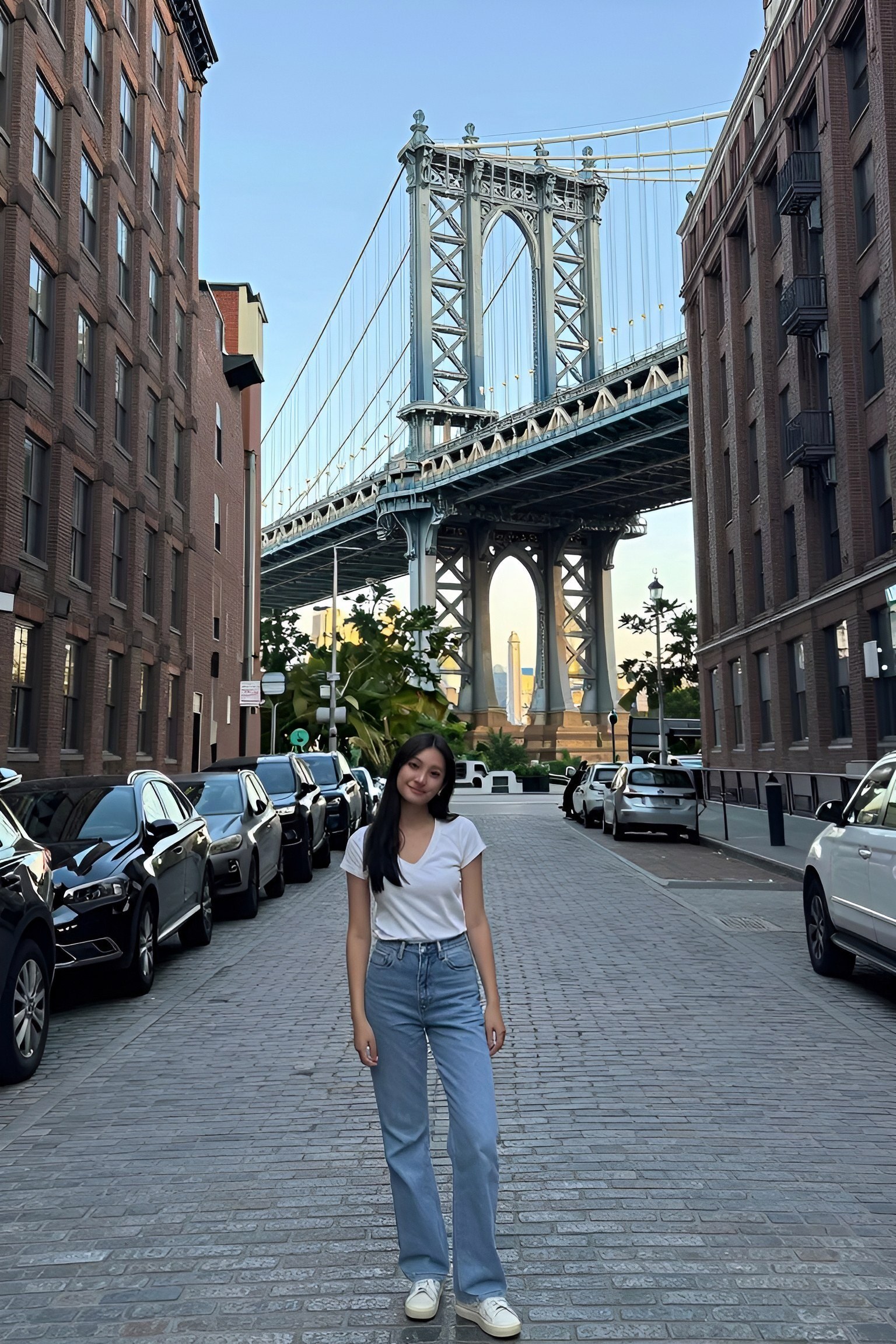 Pairing Classic Jeans and a Simple Tee for Travel