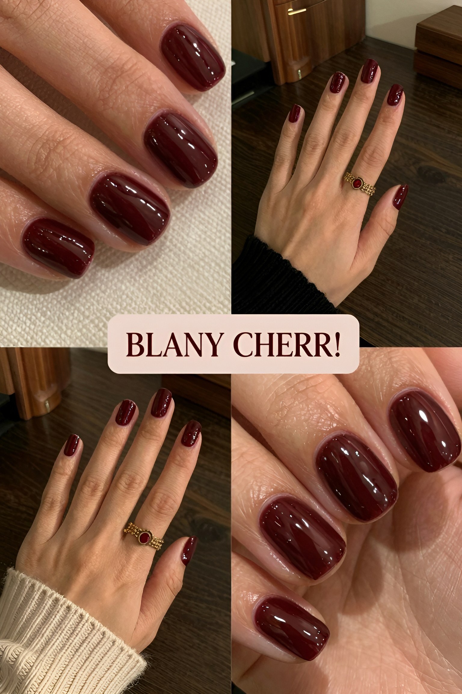 Understanding the Glossy Black Cherry Manicure