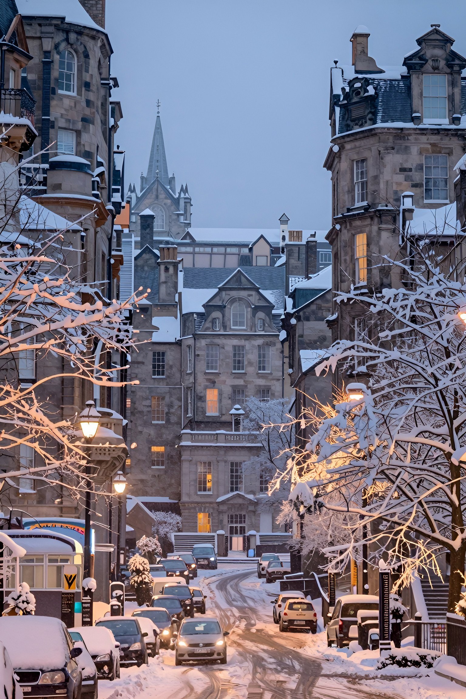Bringing Classic Snowy City Streets to Your Phone Screen
