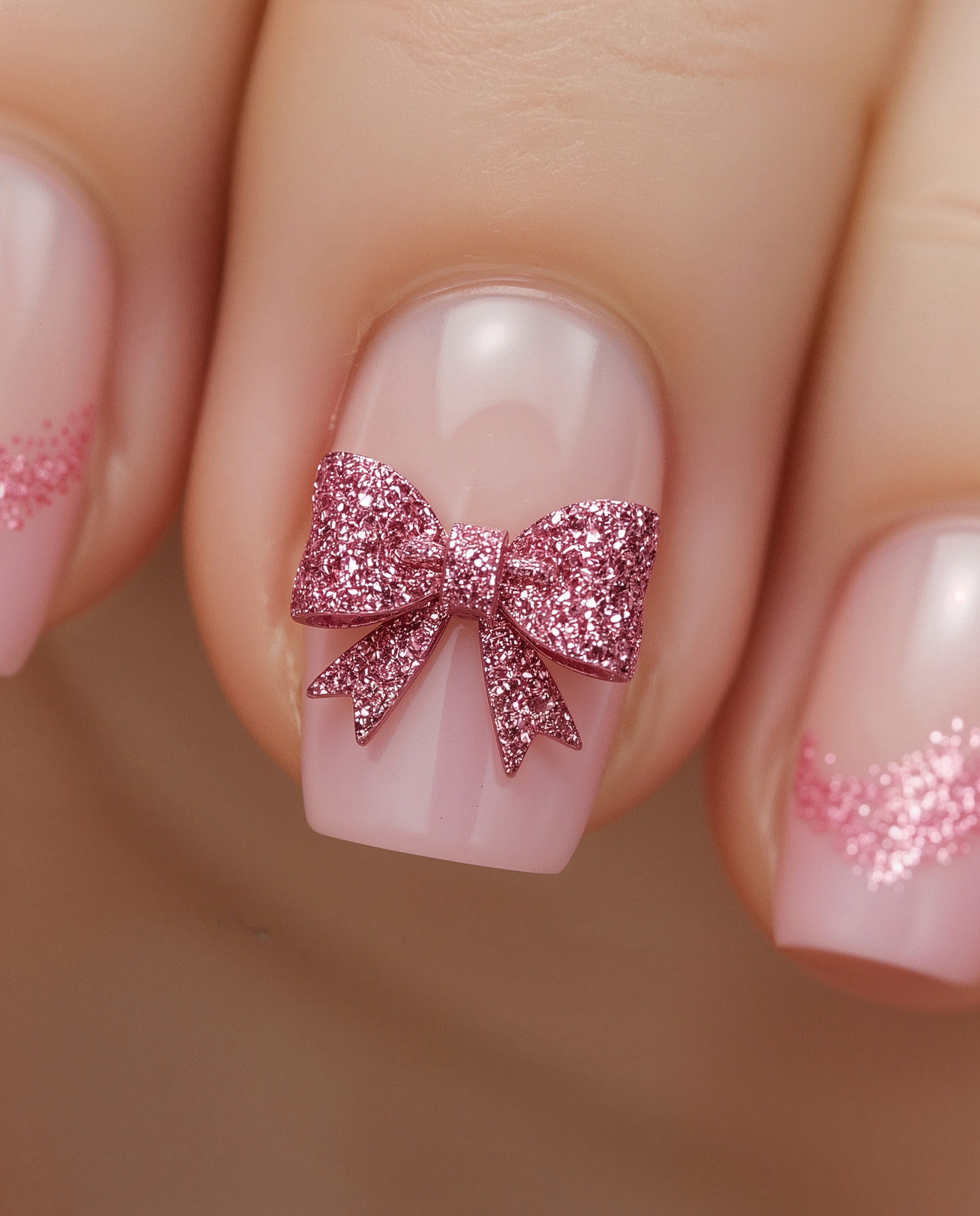 Adding Whimsy with 3D Bow Nail Art