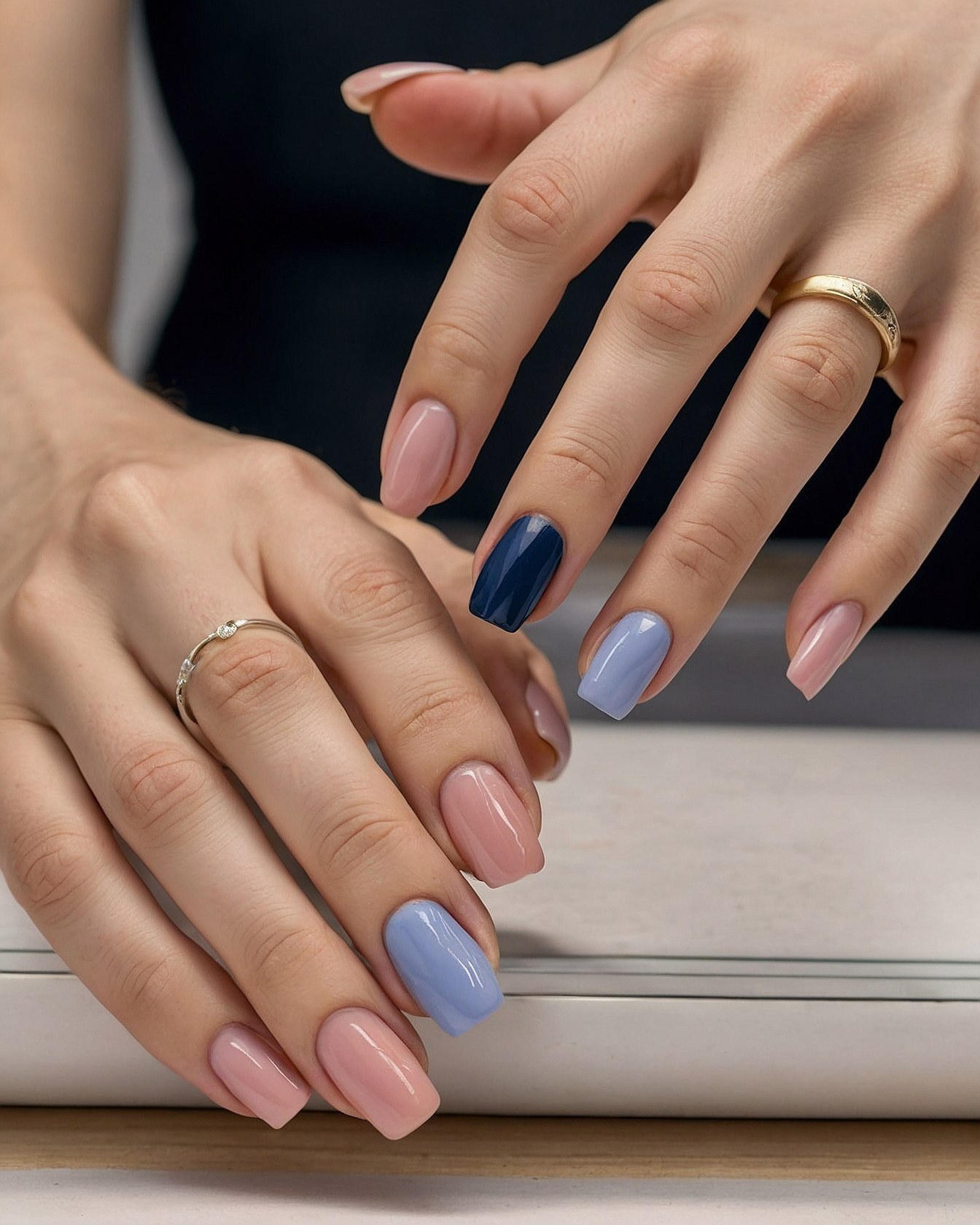 Close-up on a diverse metallic palette