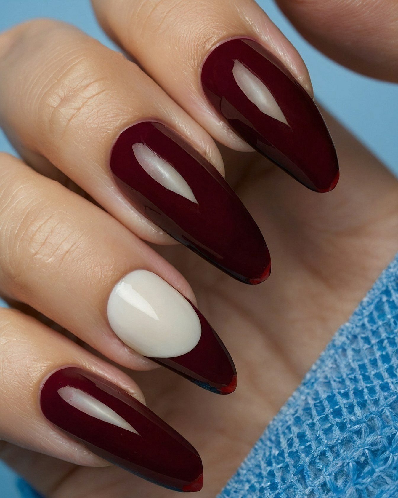 Deep Red Almonds with an Unexpected Creamy Accent