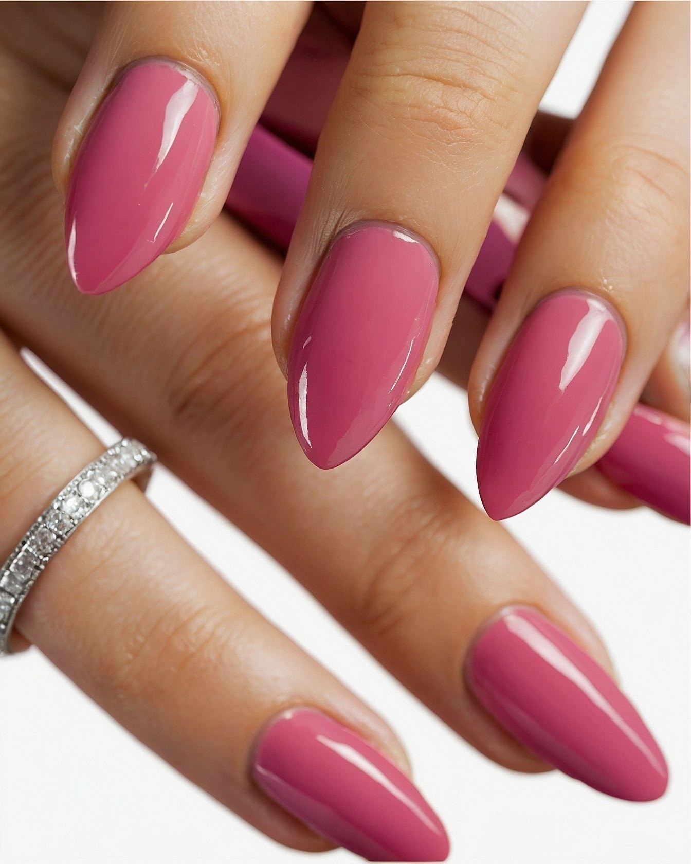 What makes this deep rose shade so universally flattering?