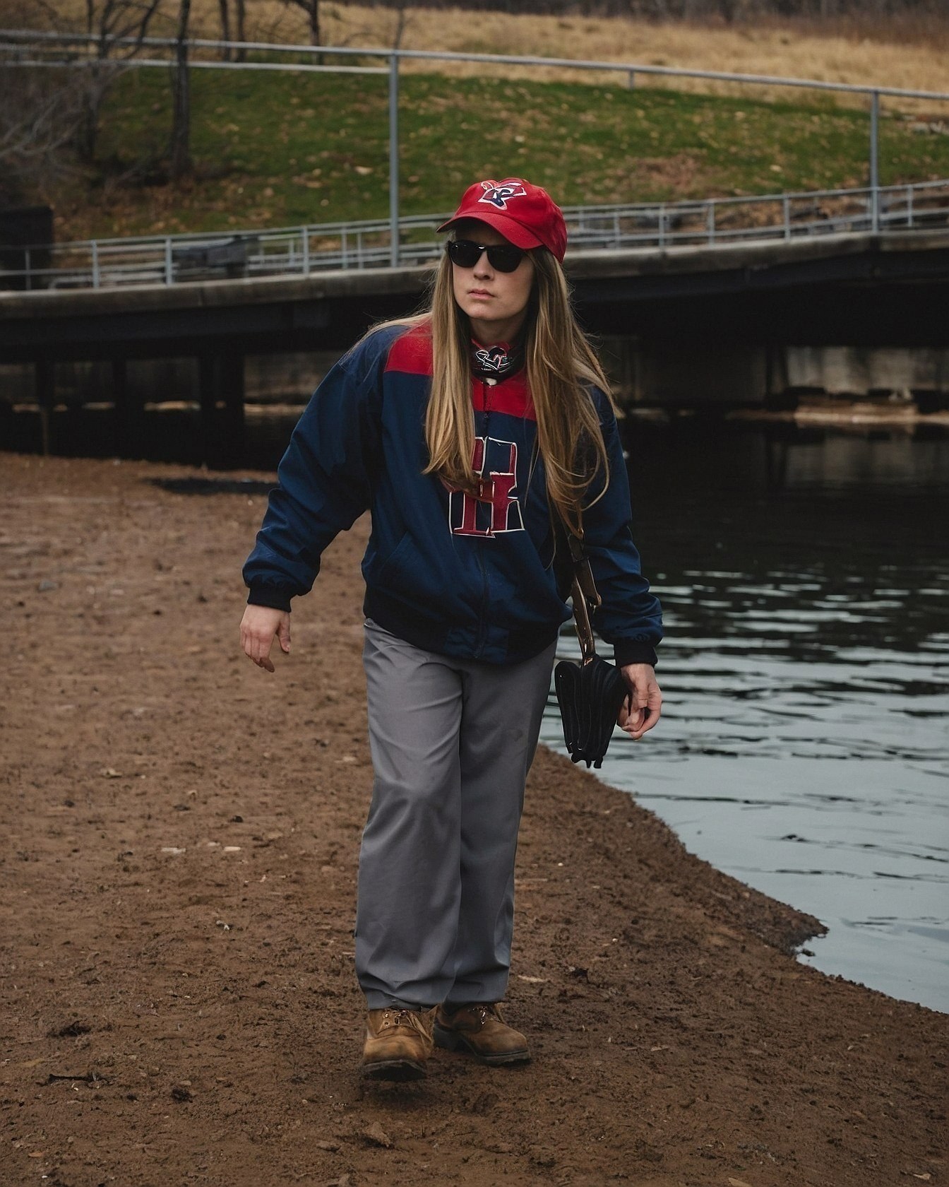 Sporty Varsity Vibe by the Water