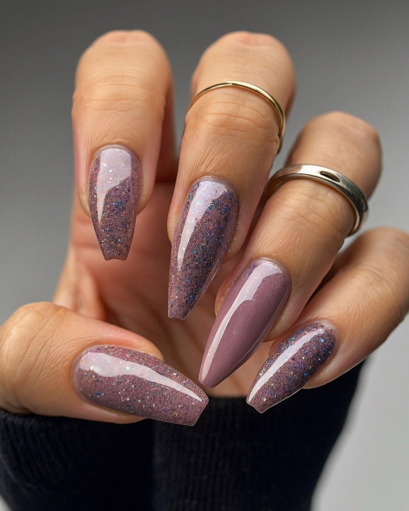 Subtle Shimmer and Muted Mauve Almonds