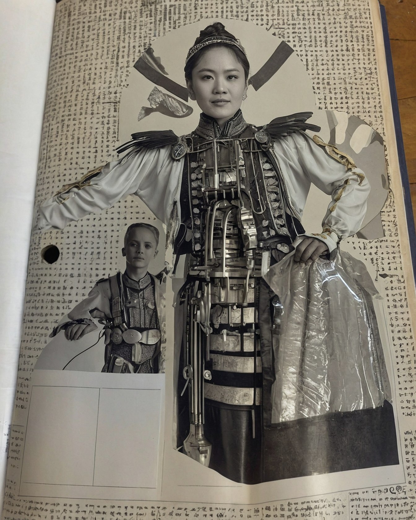 What makes this traditional armor so unique?