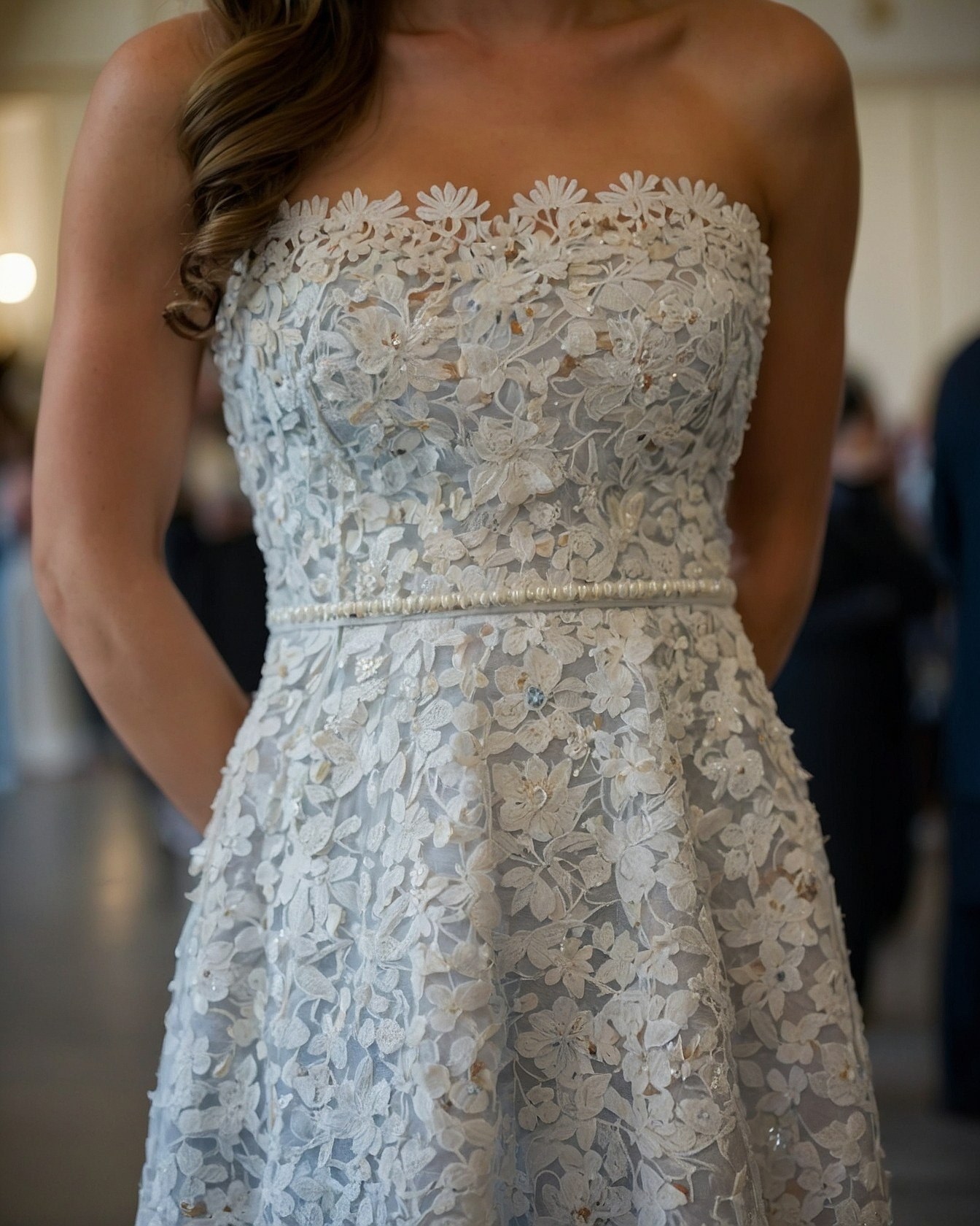 What makes this lace dress so enchanting?