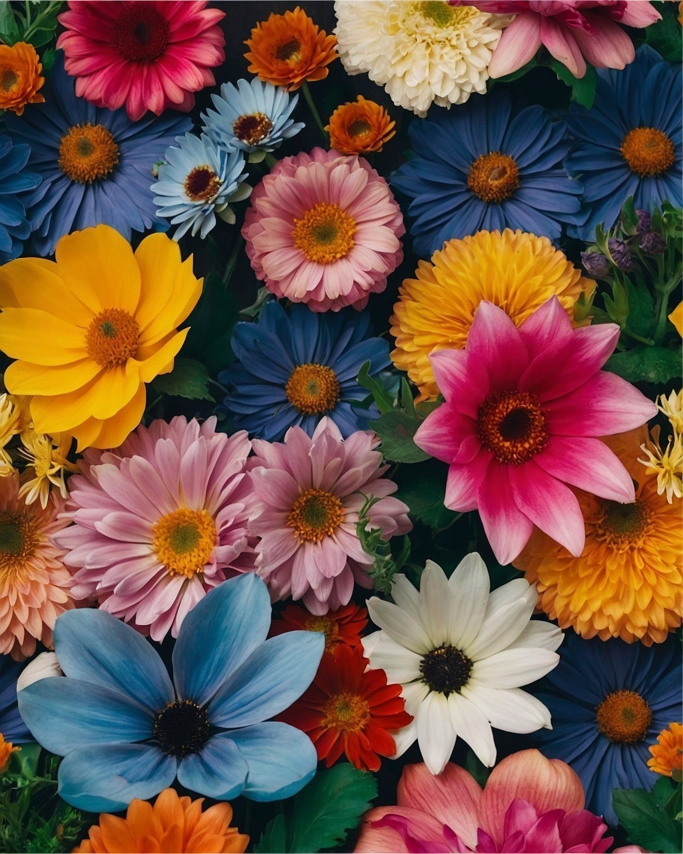 What gives this floral arrangement its airy feel?