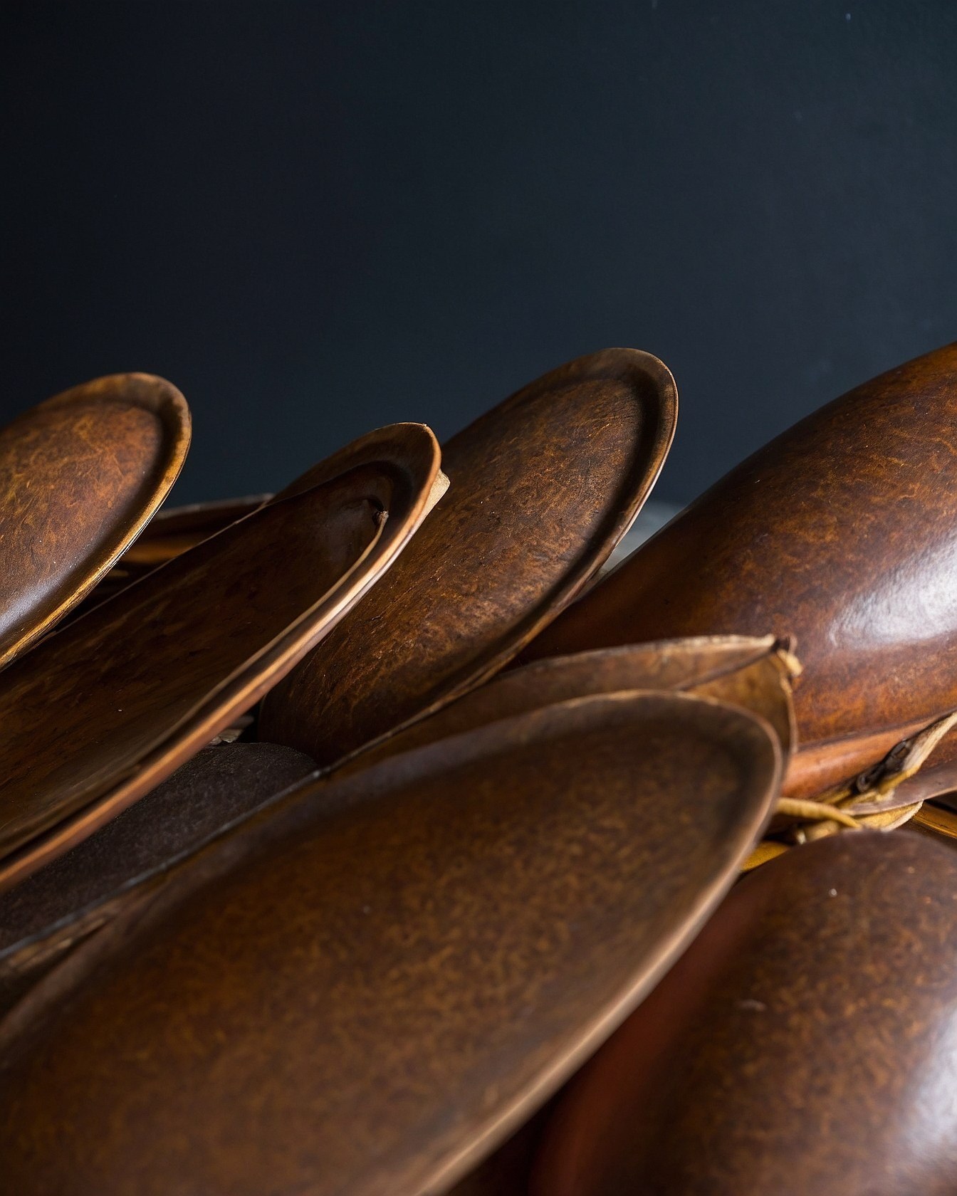 Organic Wood Tones in an Abstract Arrangement