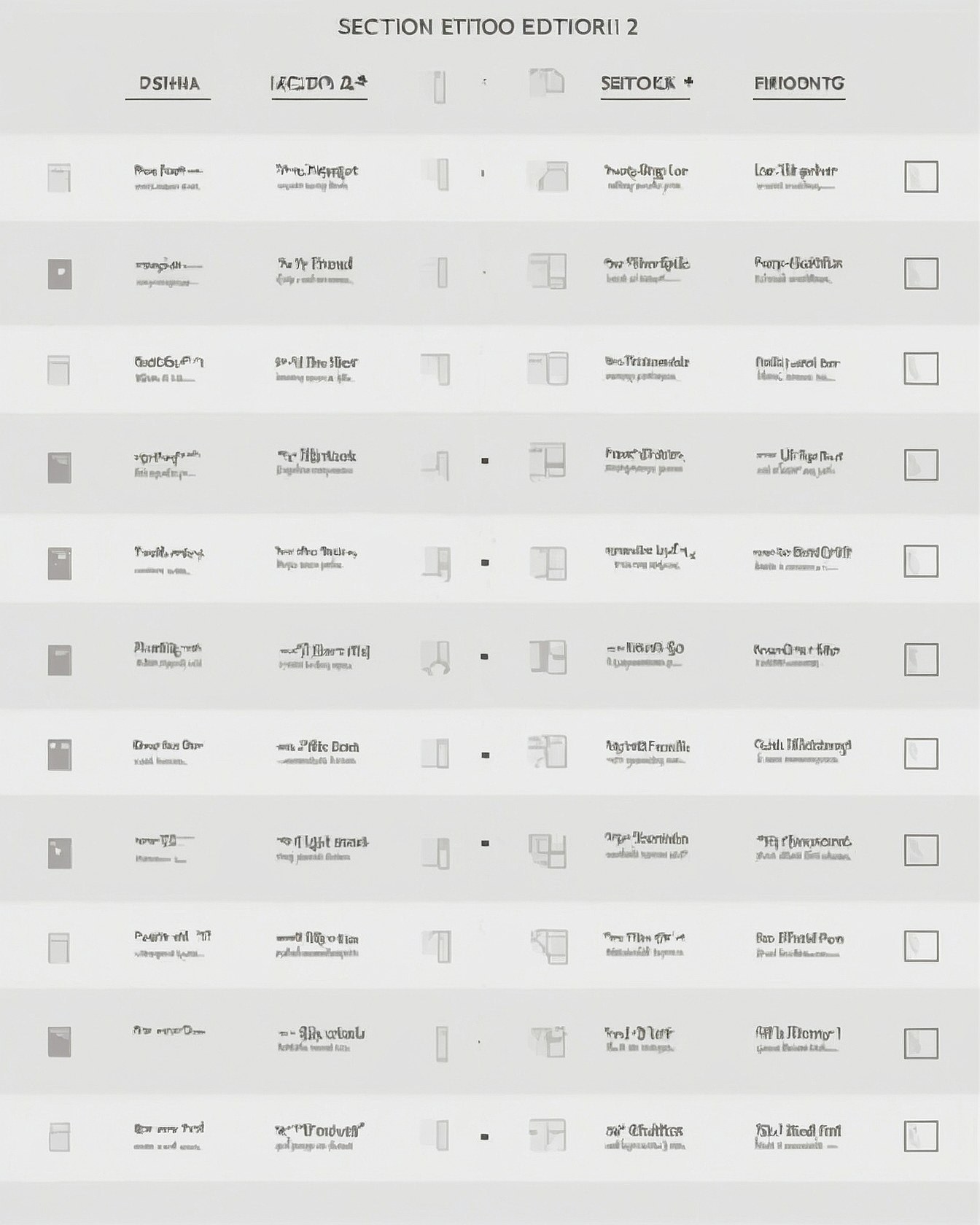 What are these rows of symbols and text?