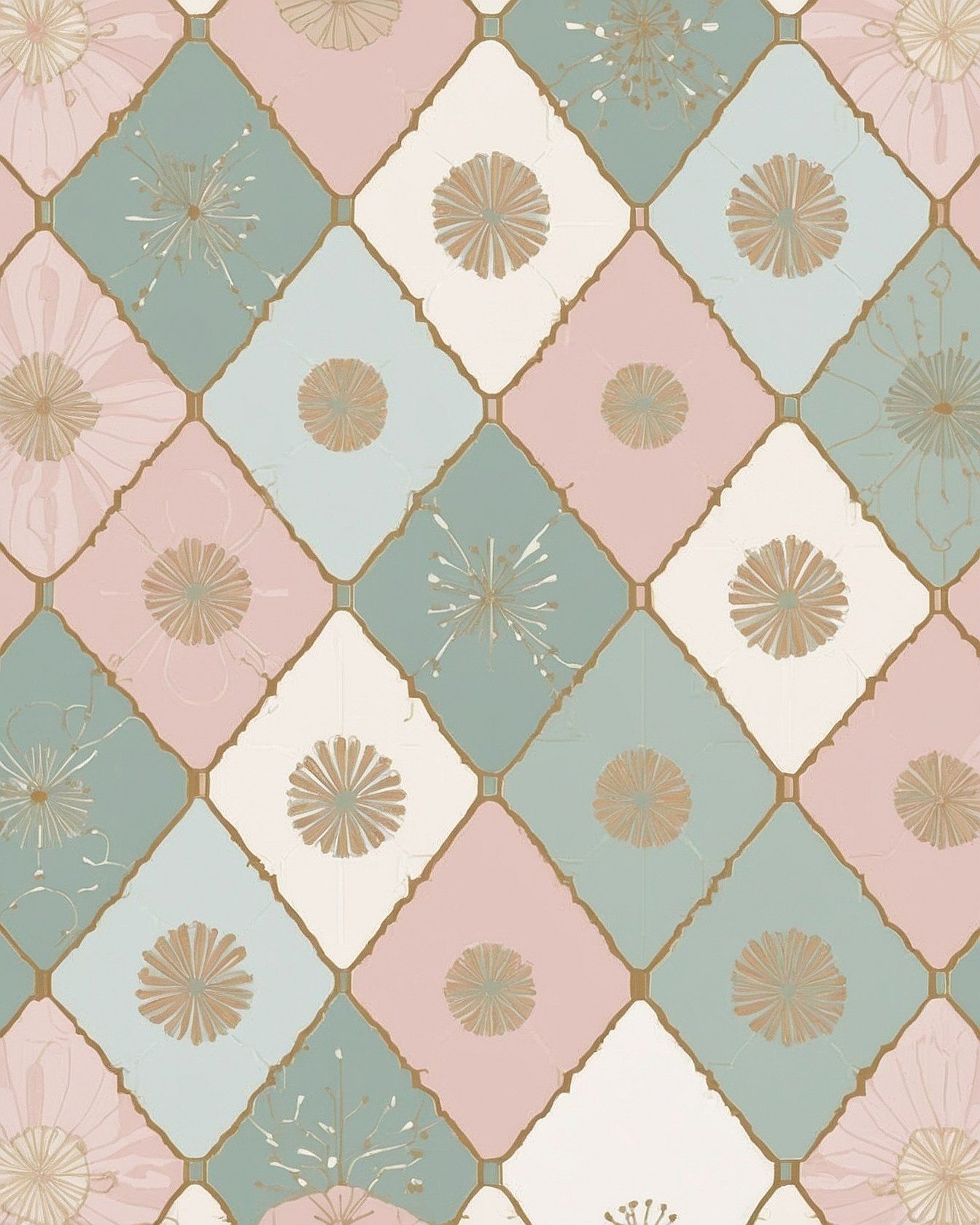 Why Pastel Harlequin Backgrounds Suit Phone Lock Screens